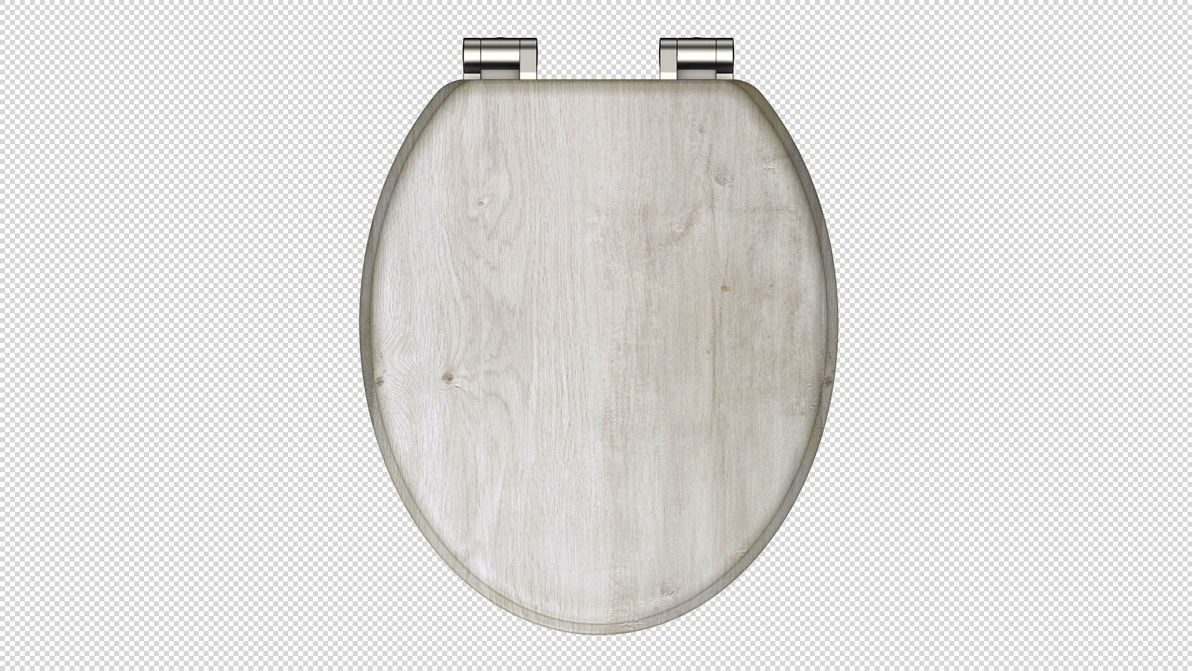 MDF WC-Sitz LIGHT WOOD, mit Absenkautomatik