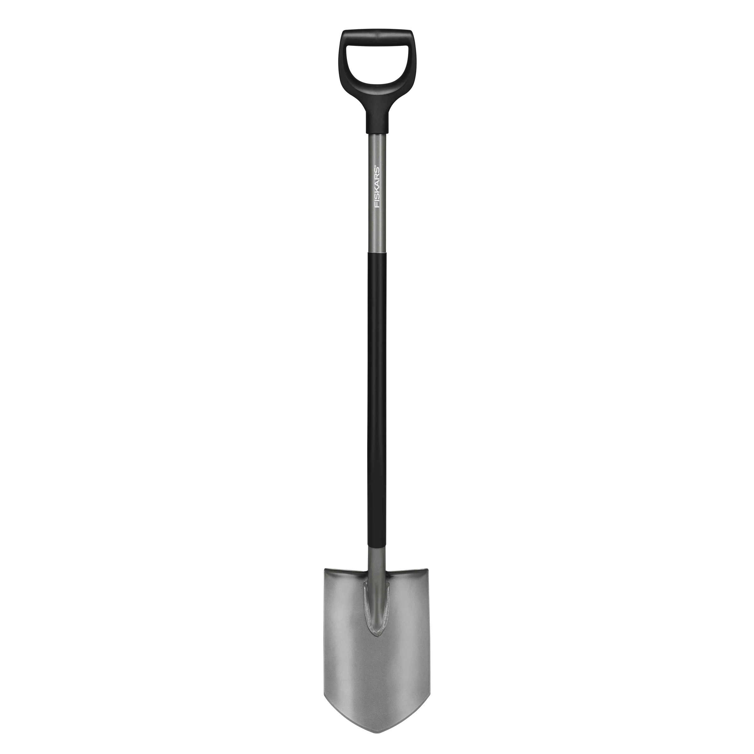 Fiskars Ergonomic Spaten Spitz Grey Ergonomic Spaten Spitz Grey