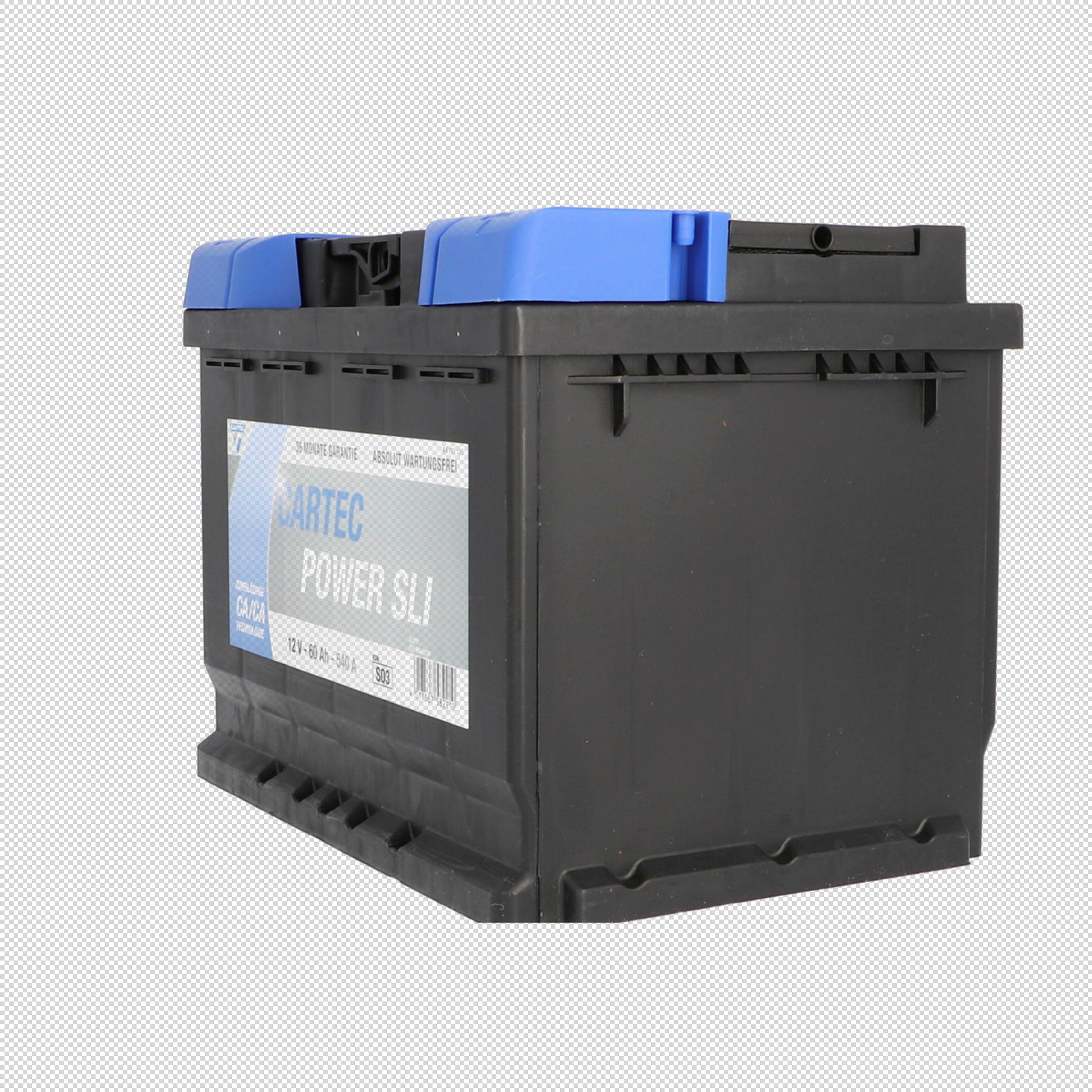 POWER SLI Starterbatterie 60 Ah / 540 A 190mm