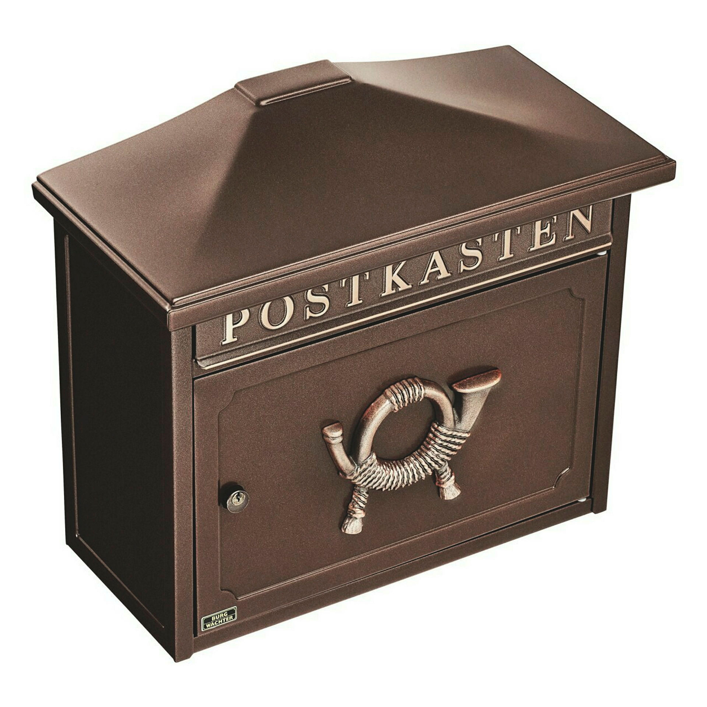 Briefkasten Stahl-lackiert Sylt 1883K kupfer-metallic