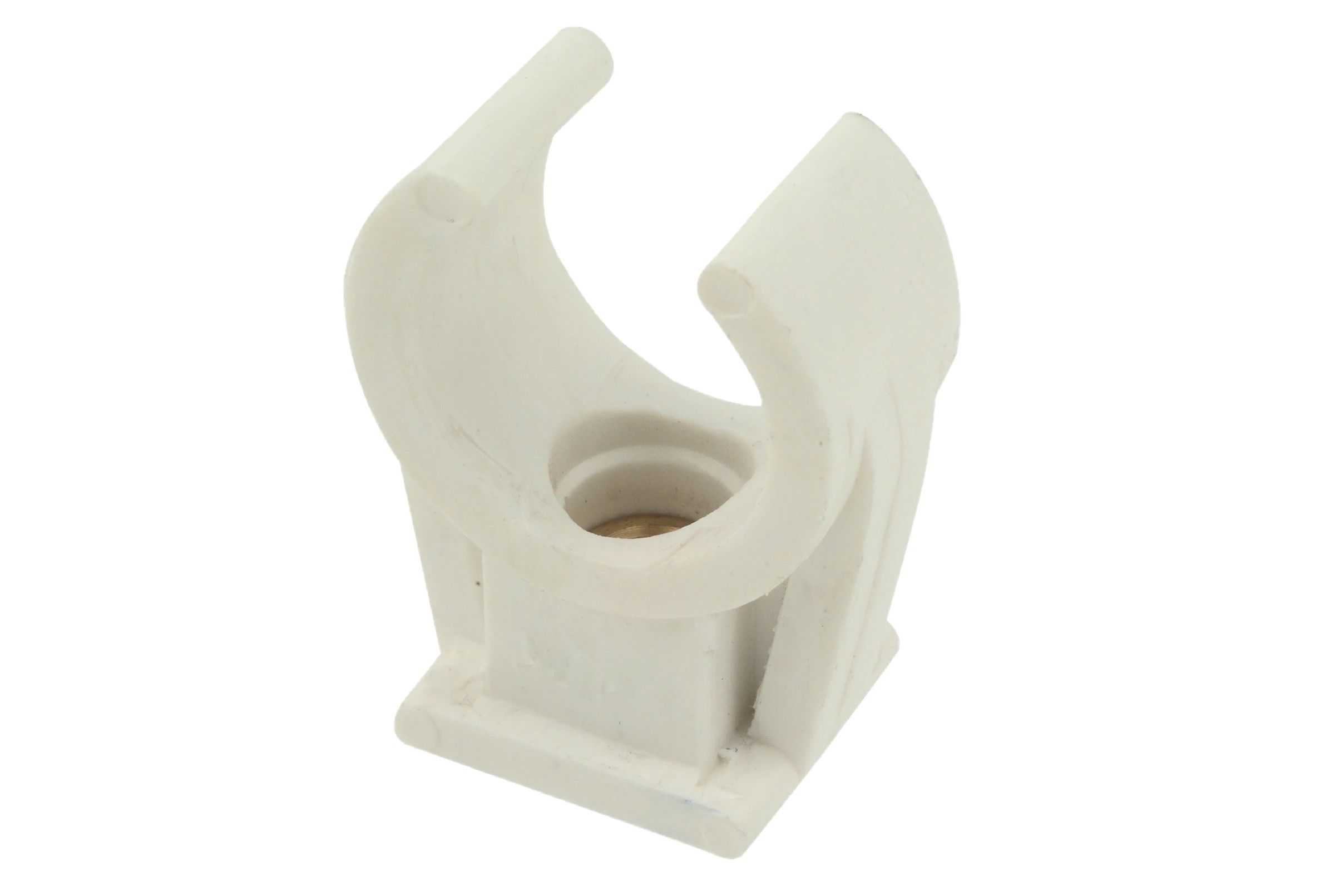 Rohrclip einfach, 22 mm, mit M6 Gewindehülse (10x)