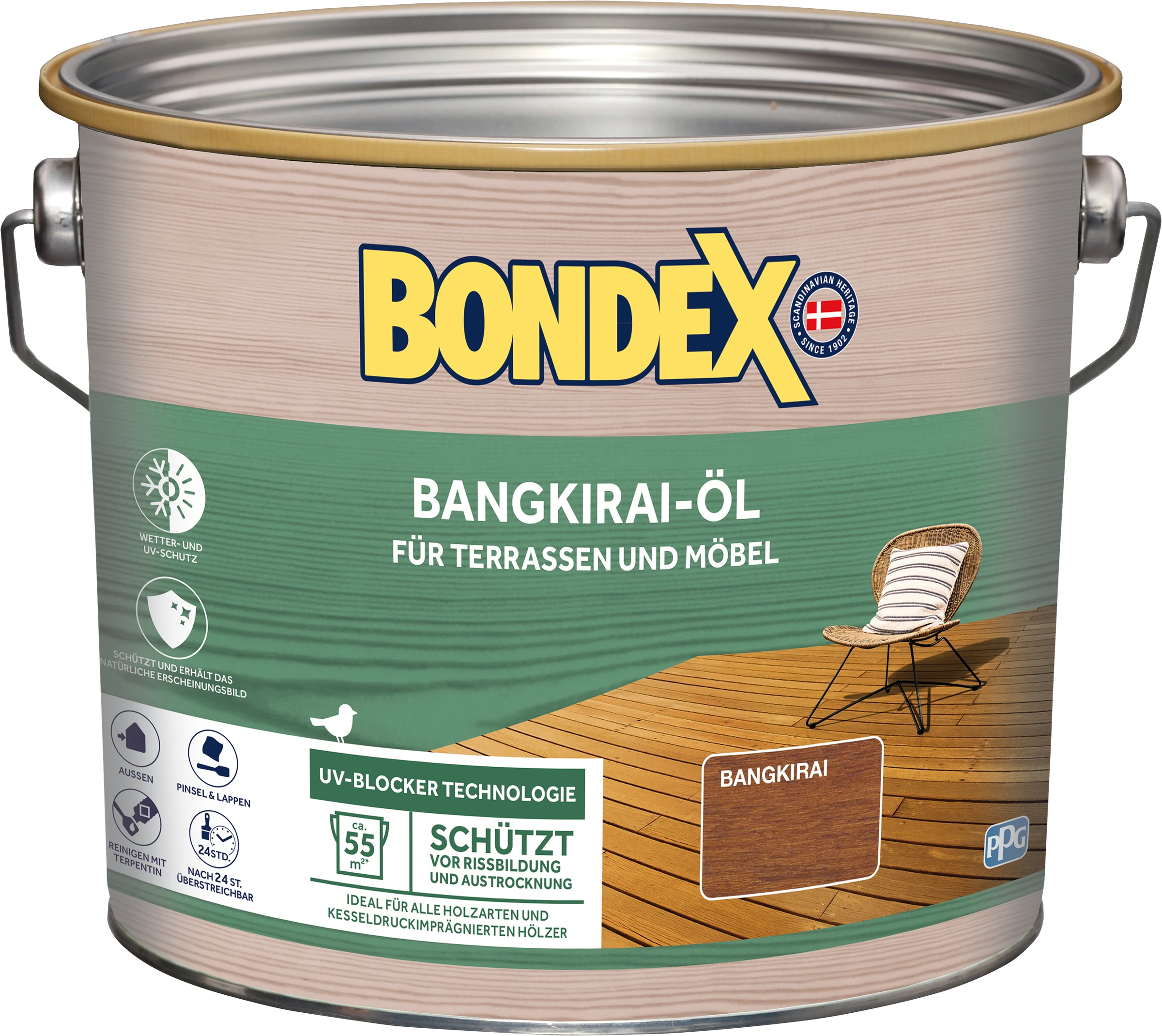 BONDEX Bangkirai Öl Bangkirai 2,50l