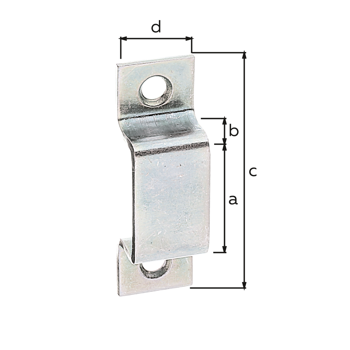 Schlaufe 20x9 4 Stück verzinkt