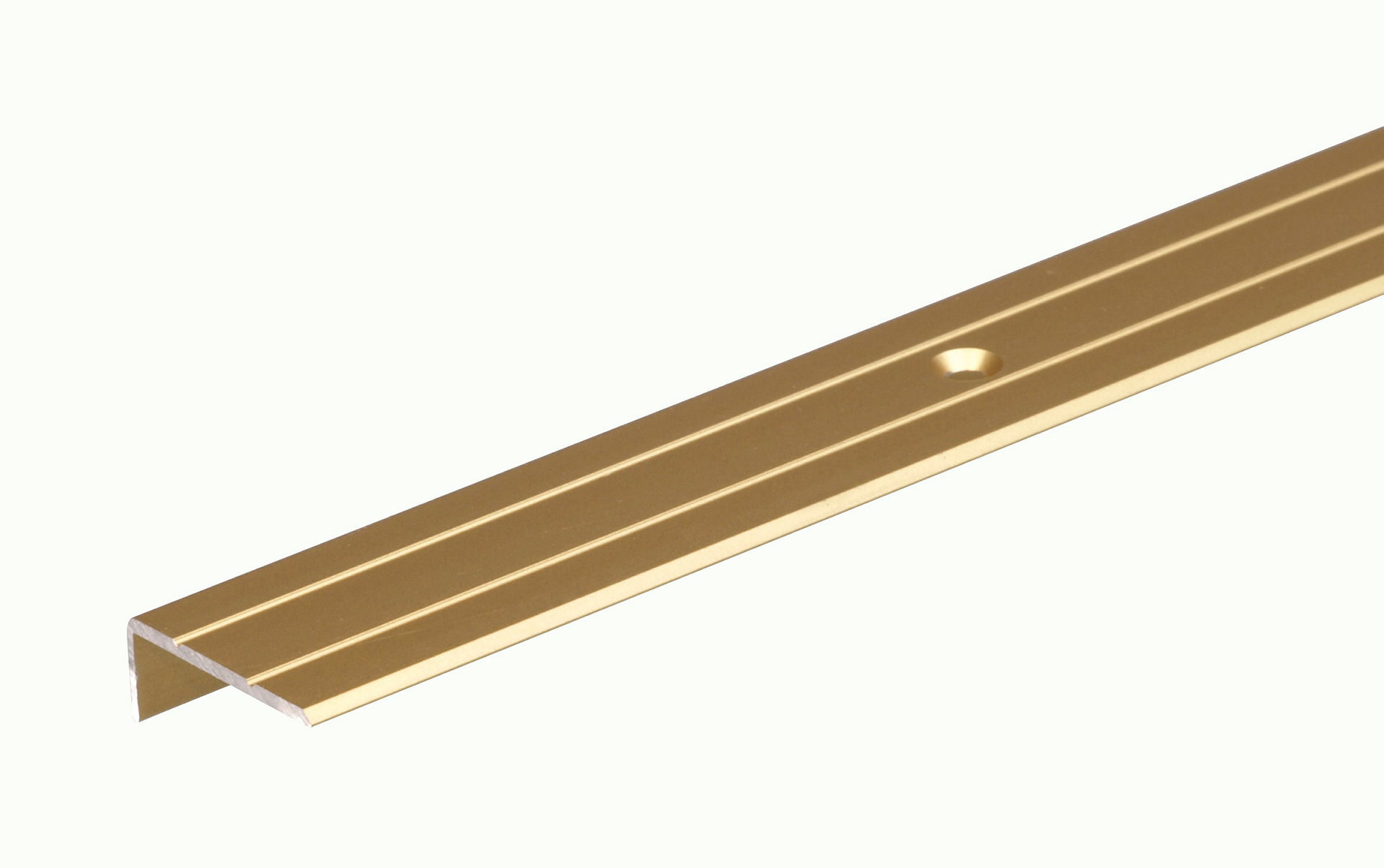 Treppenkanten-Schutzprofil 1m25x10 goldfarbig eloxiert