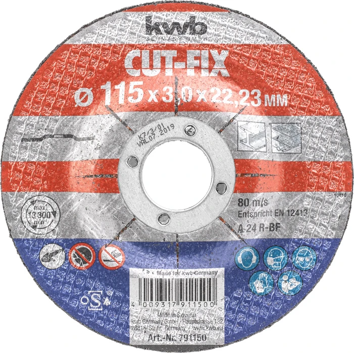 CUT FIX Trennscheibe Metall D115x3x22mm