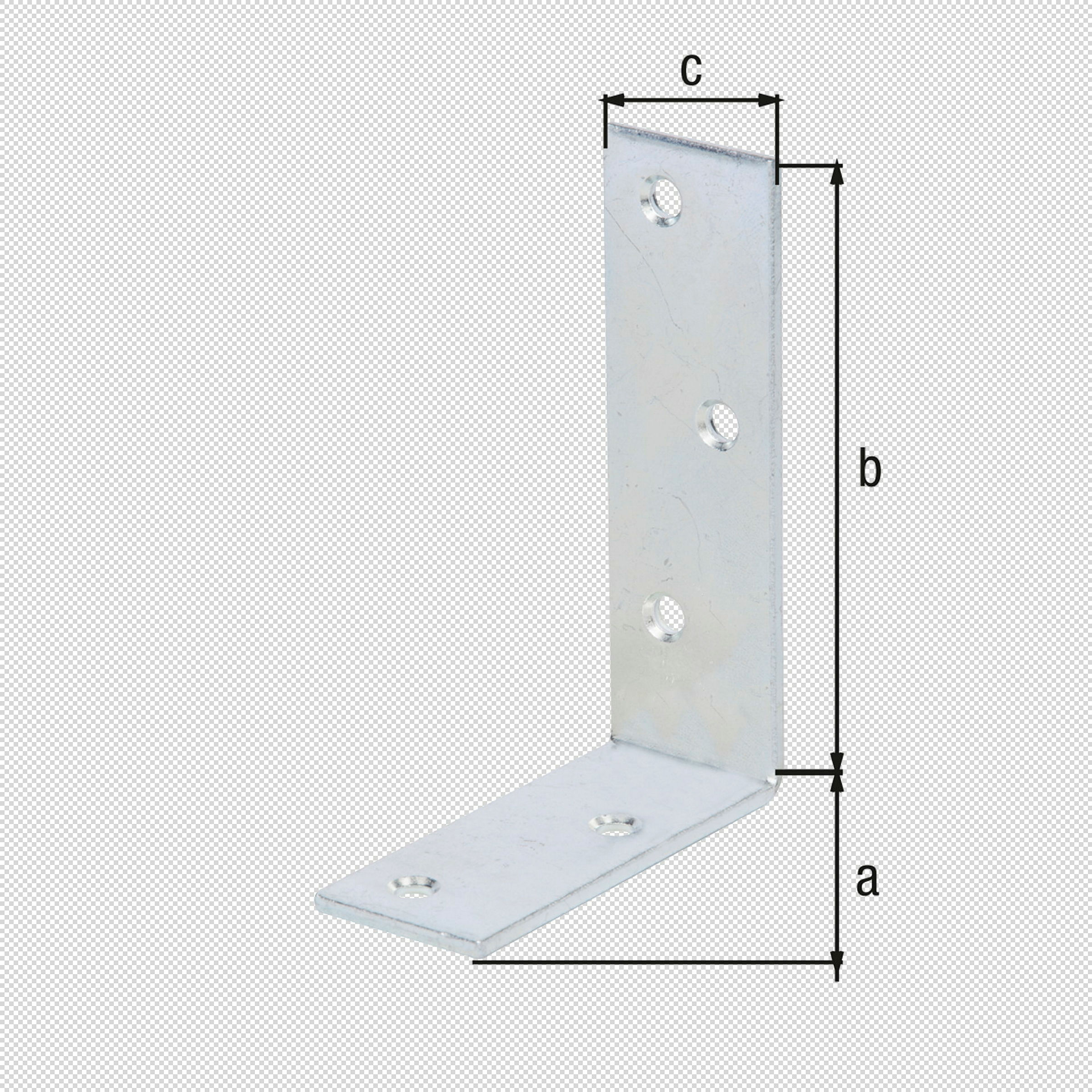 Balkenwinkel 75x100x30 verzinkt