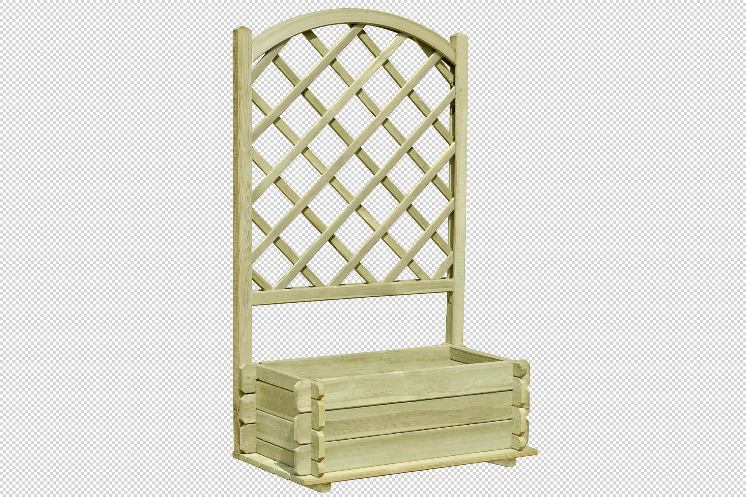 SENA Pflanzkasten grün 80x45x32cm
