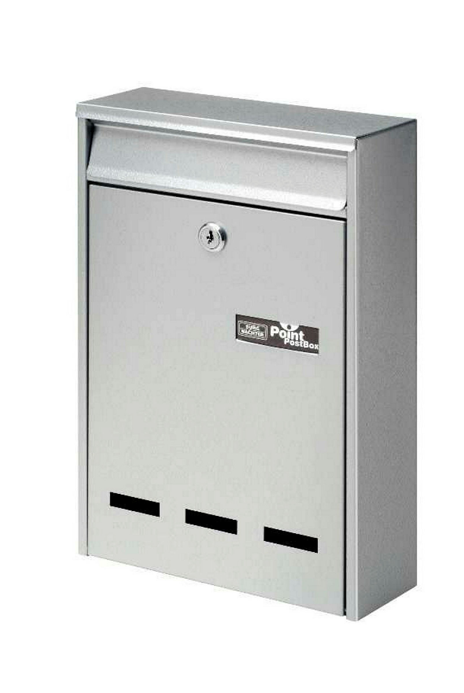 Briefkasten Stahl-lackiert Pocket 5871 Si silber