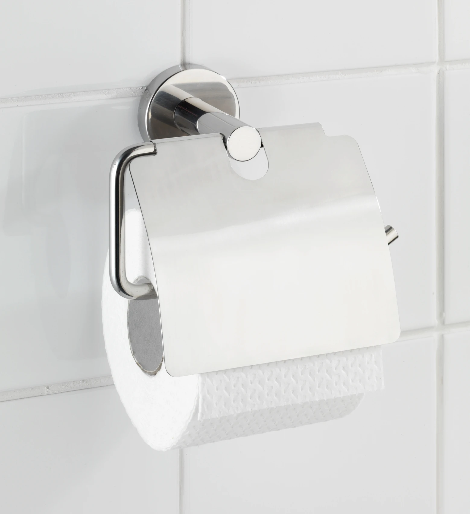 Toilettenpapierh. m.Deckel, Bosio Shine