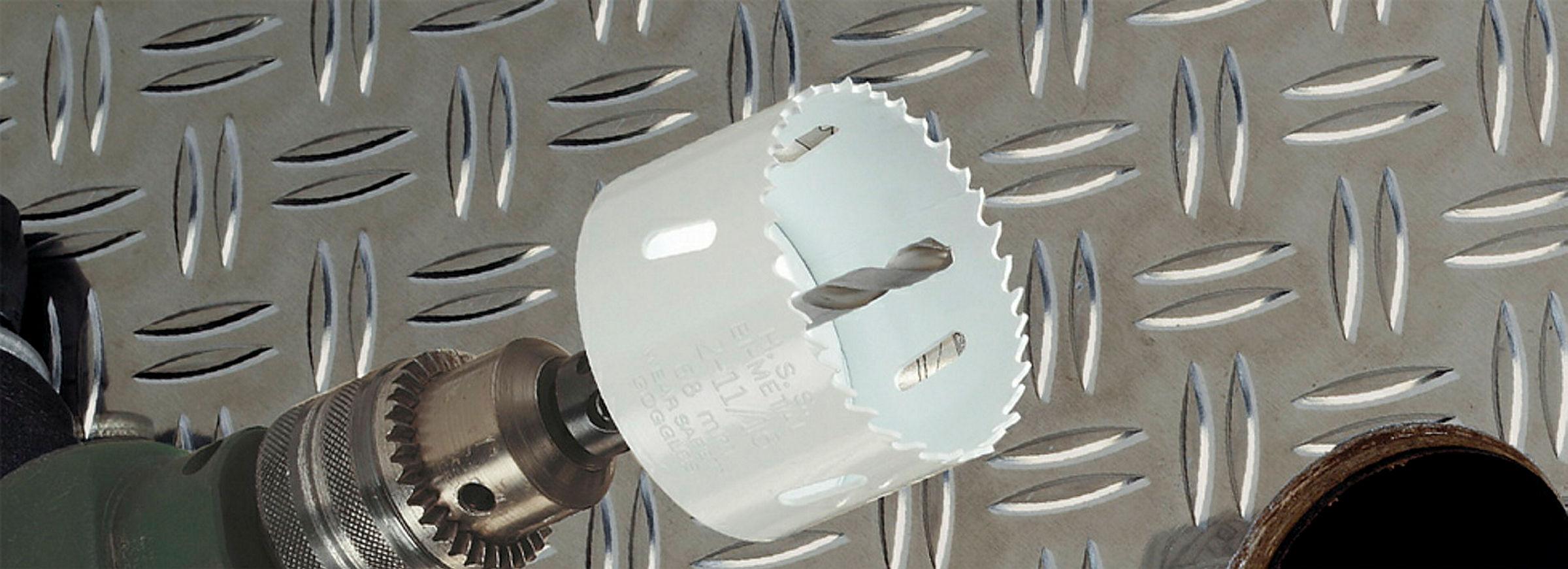 Aufnahmeschaft für HSS-CO-Bi-Metall Lochsägen, ø 32-152 mm, SW 12