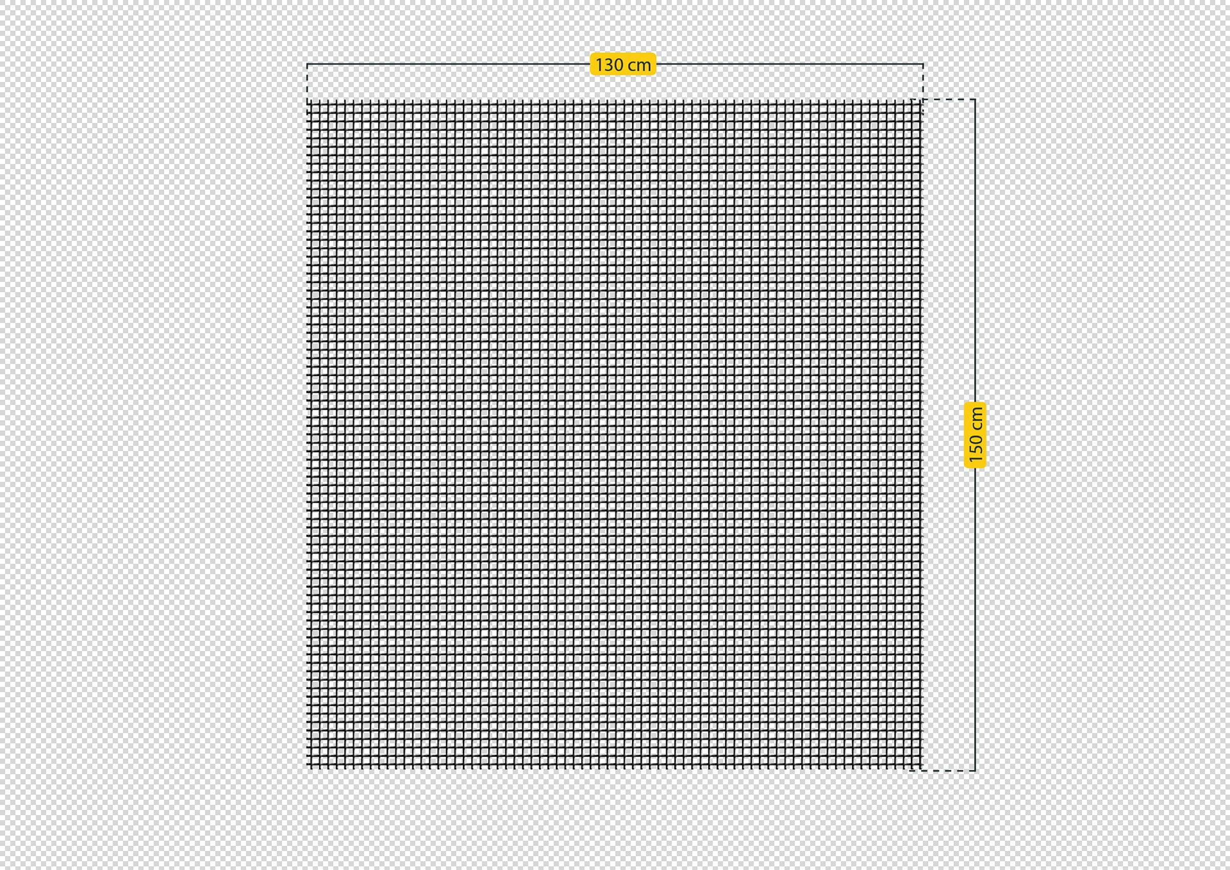 Schellenberg Fliegengitter für Fenster, 130 x 150 cm, anthrazit