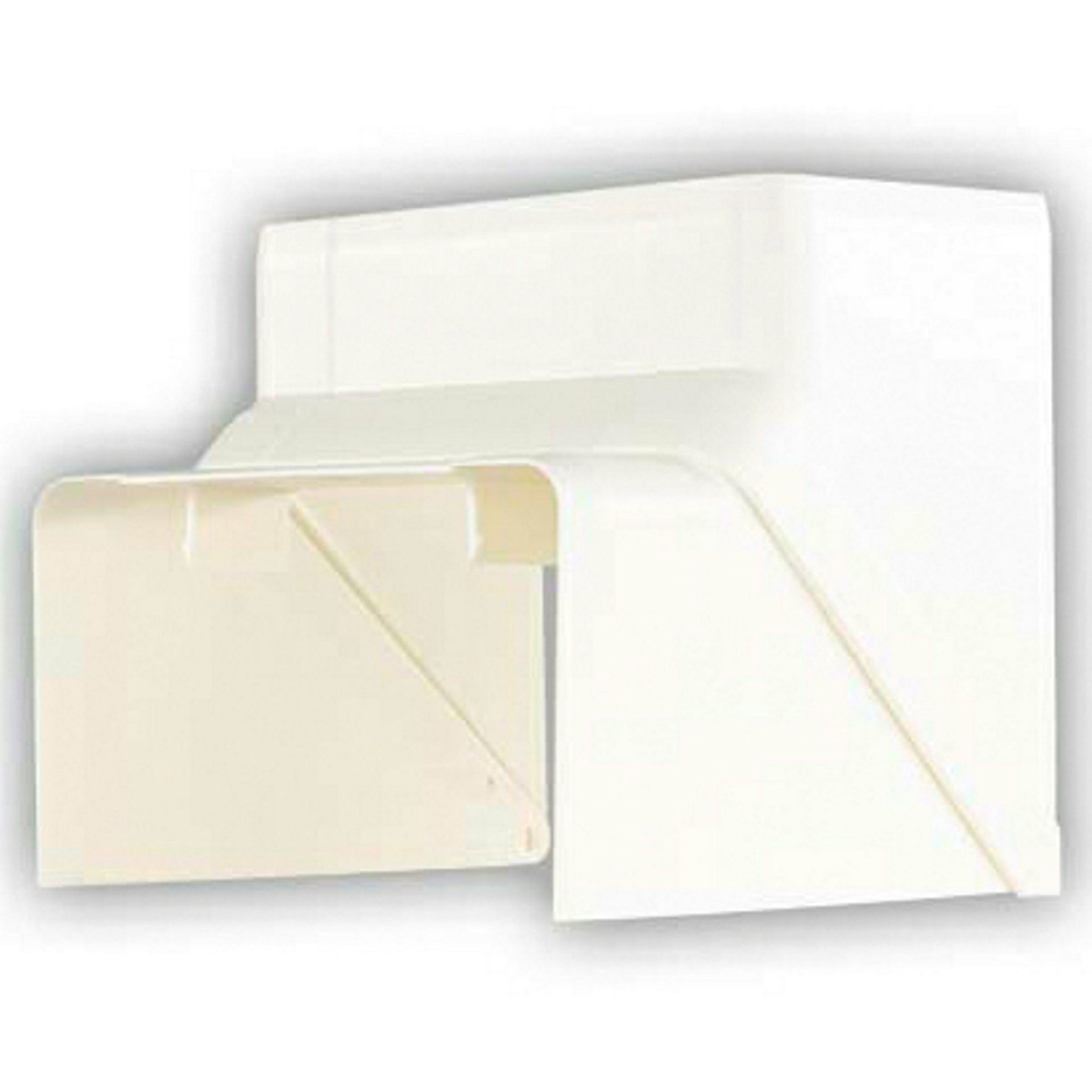 Kunststoff-Inneneck für Brüstungskanal 70 x 130 mm, weiss