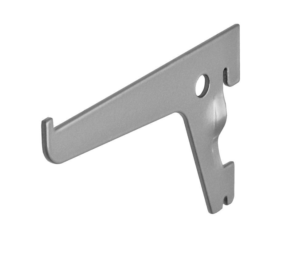 Träger 1-reihig 100 mm silber