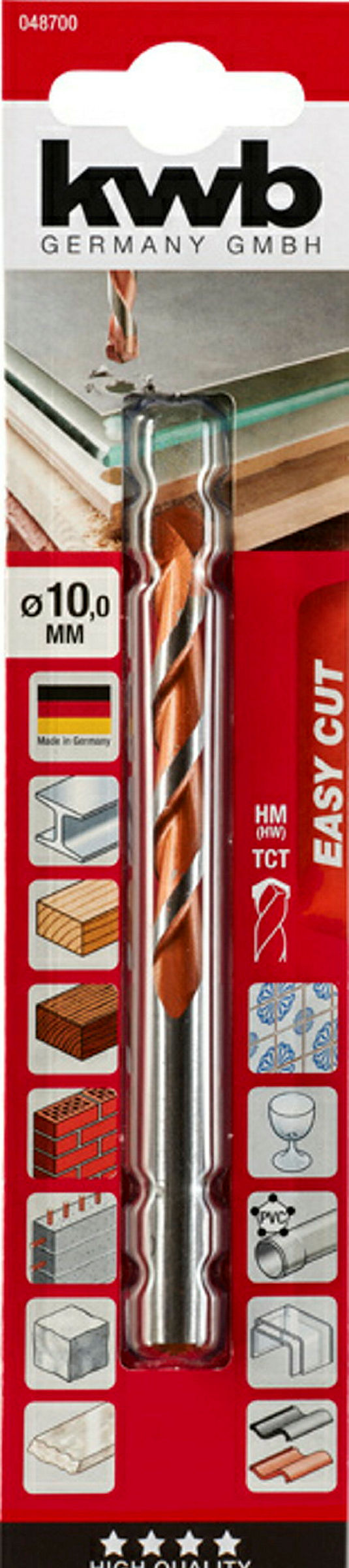 EASY-CUT Allzweckbohrer, ø 10.0 mm