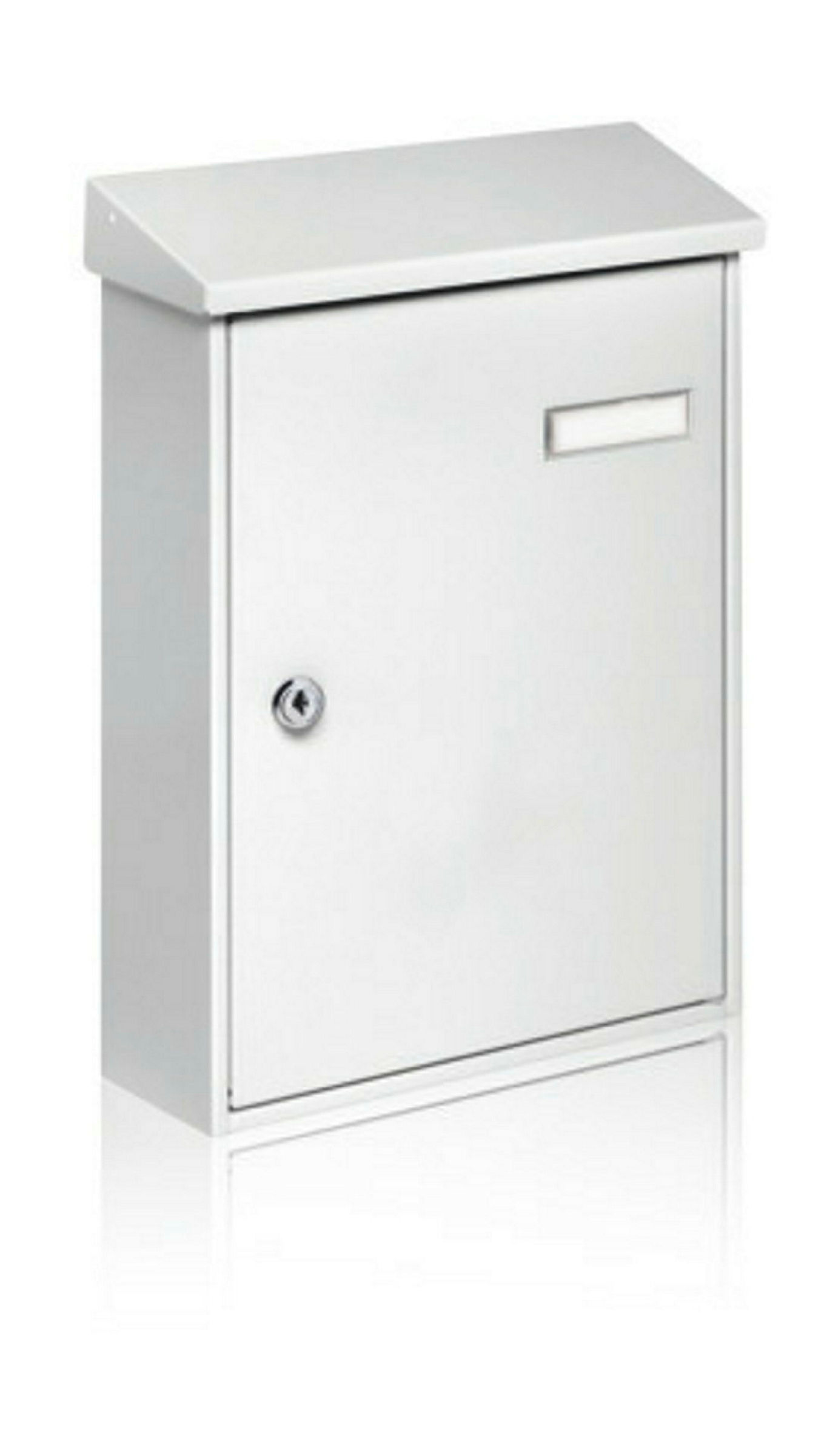 Briefkasten Stahl-lackiert Letter 5832 W weiss
