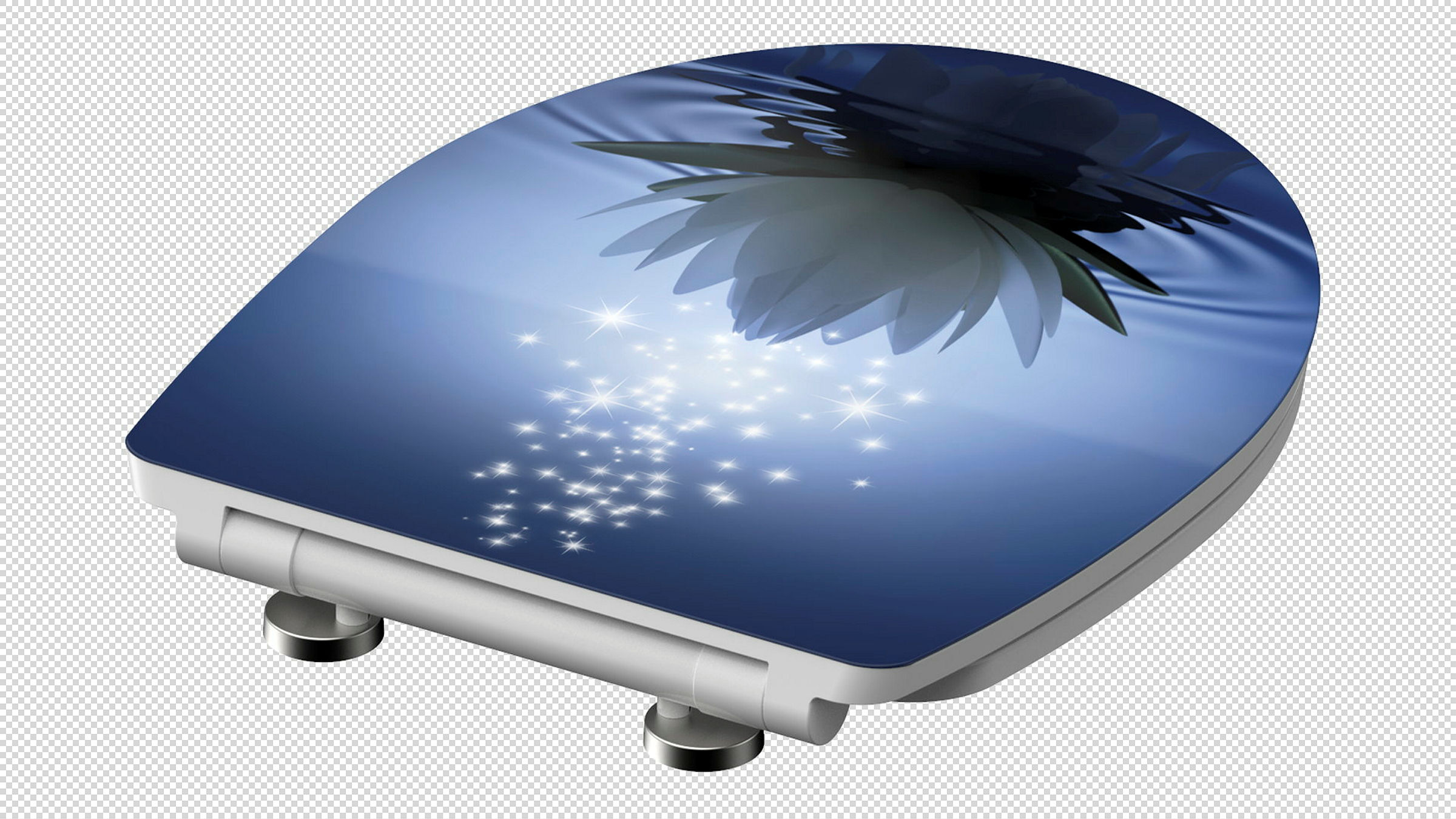 Duroplast HG WC-Sitz WATER LILY, mit Absenkautomatik und Schnellverschluss