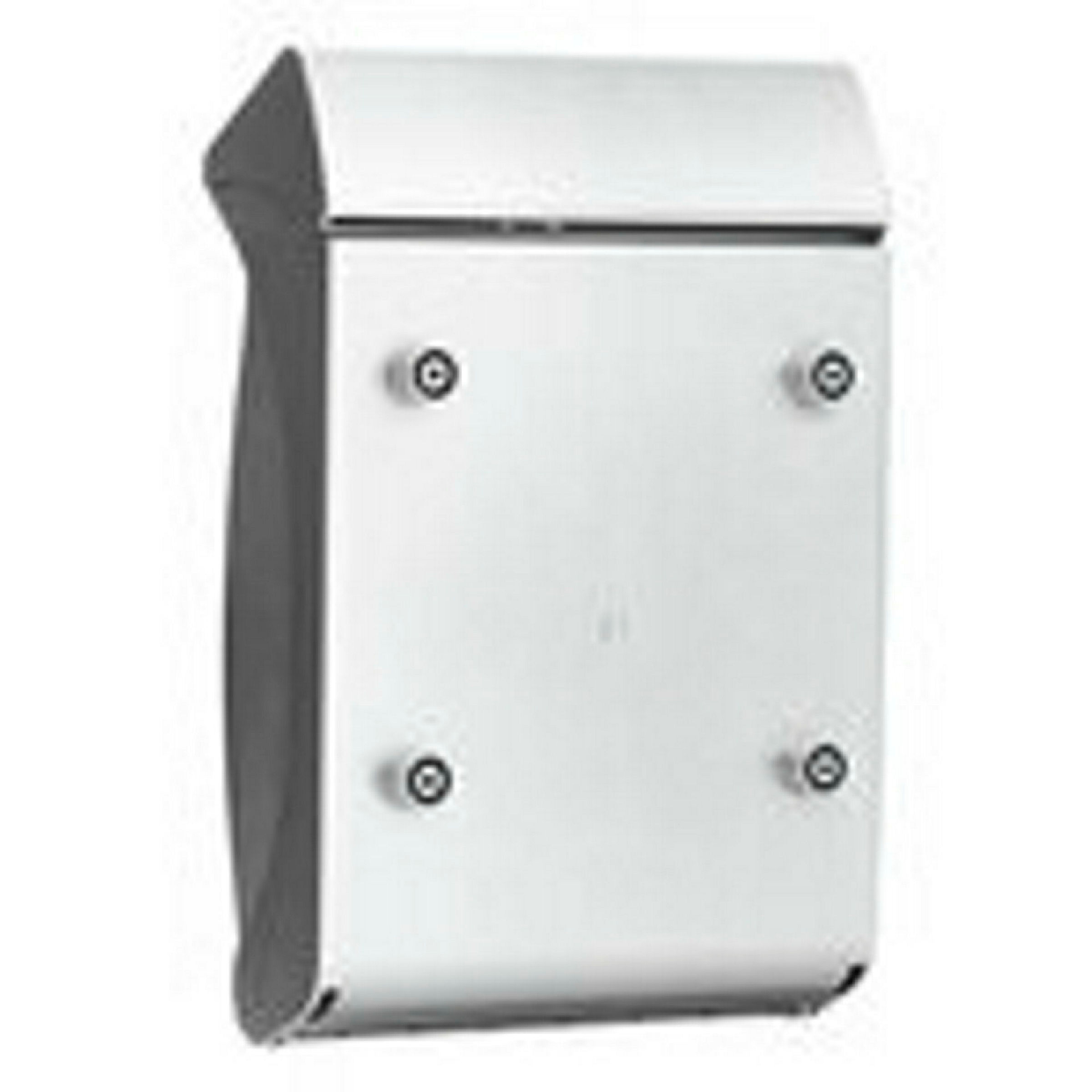 Kunststoff-Briefkasten Swing 4906 Si silber
