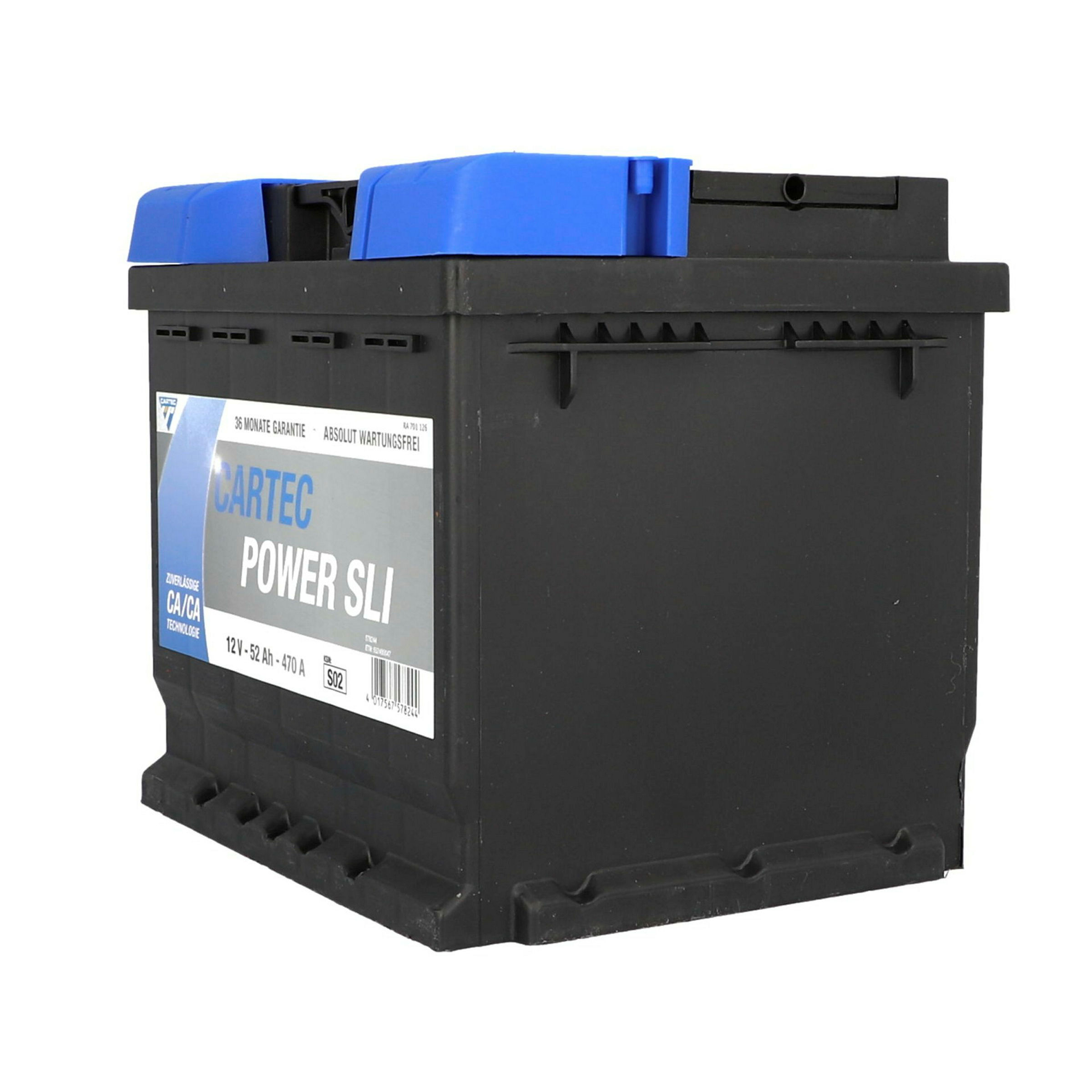 POWER SLI Starterbatterie 52 AH / 470 A