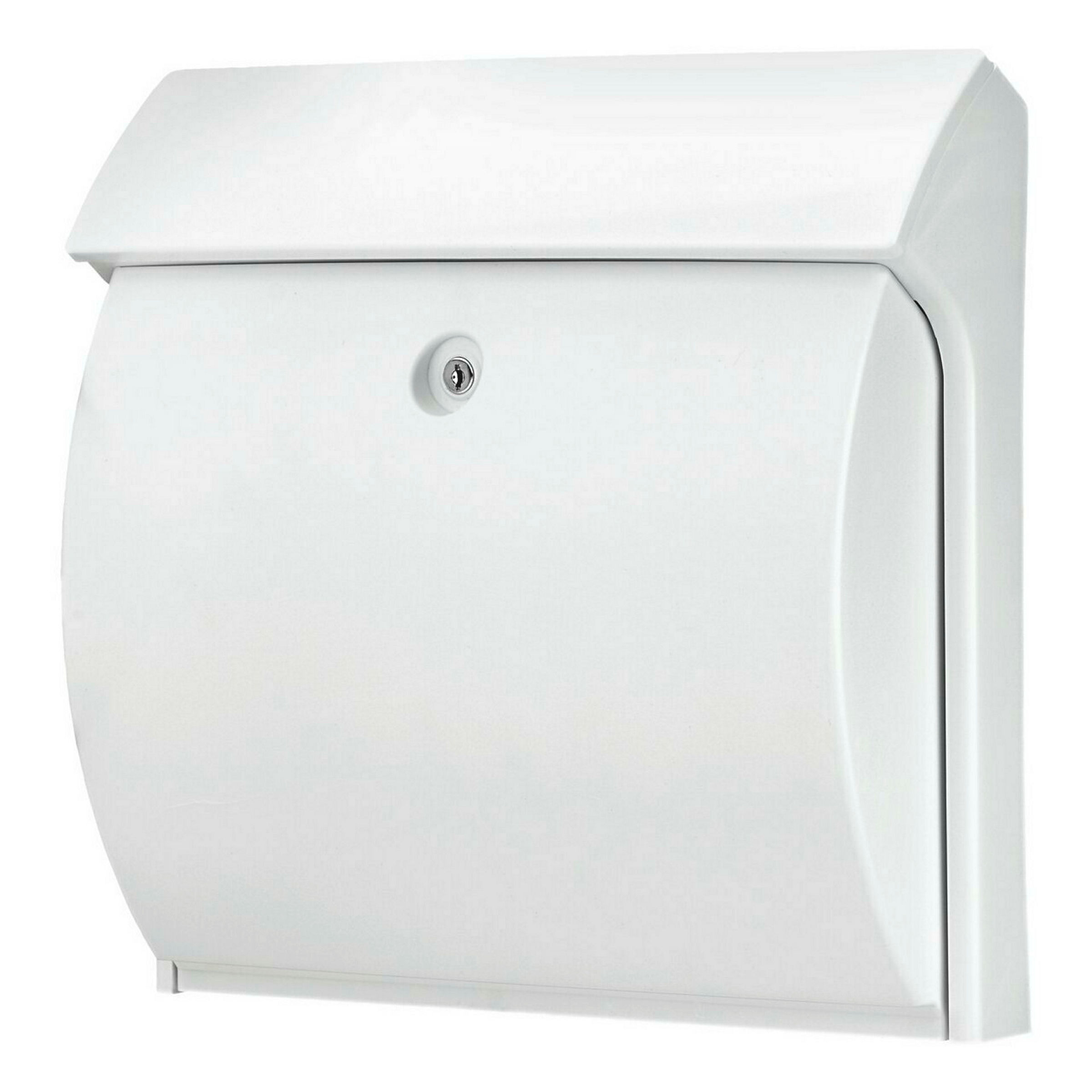 Kunststoff-Briefkasten Classico 4931 W weiss