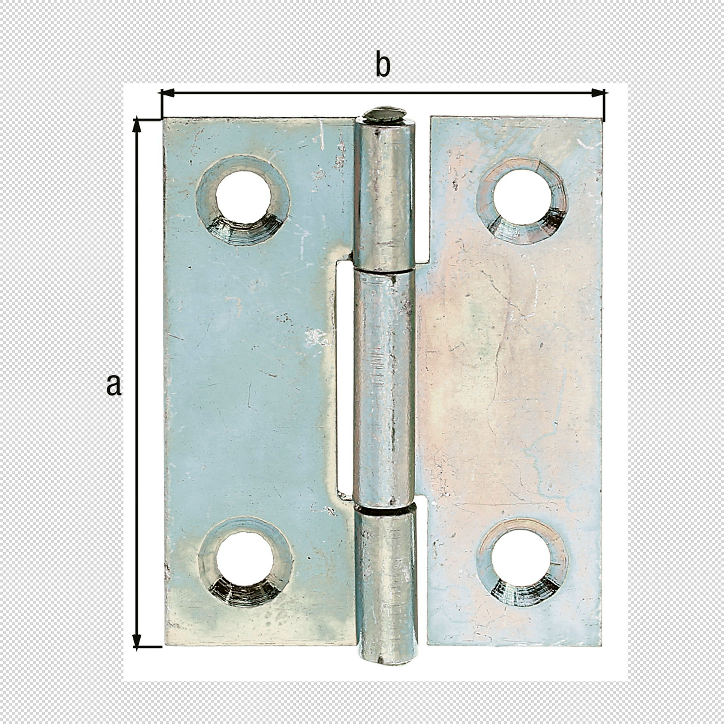 Scharnier 41x32,9 sendzimirverzinkt