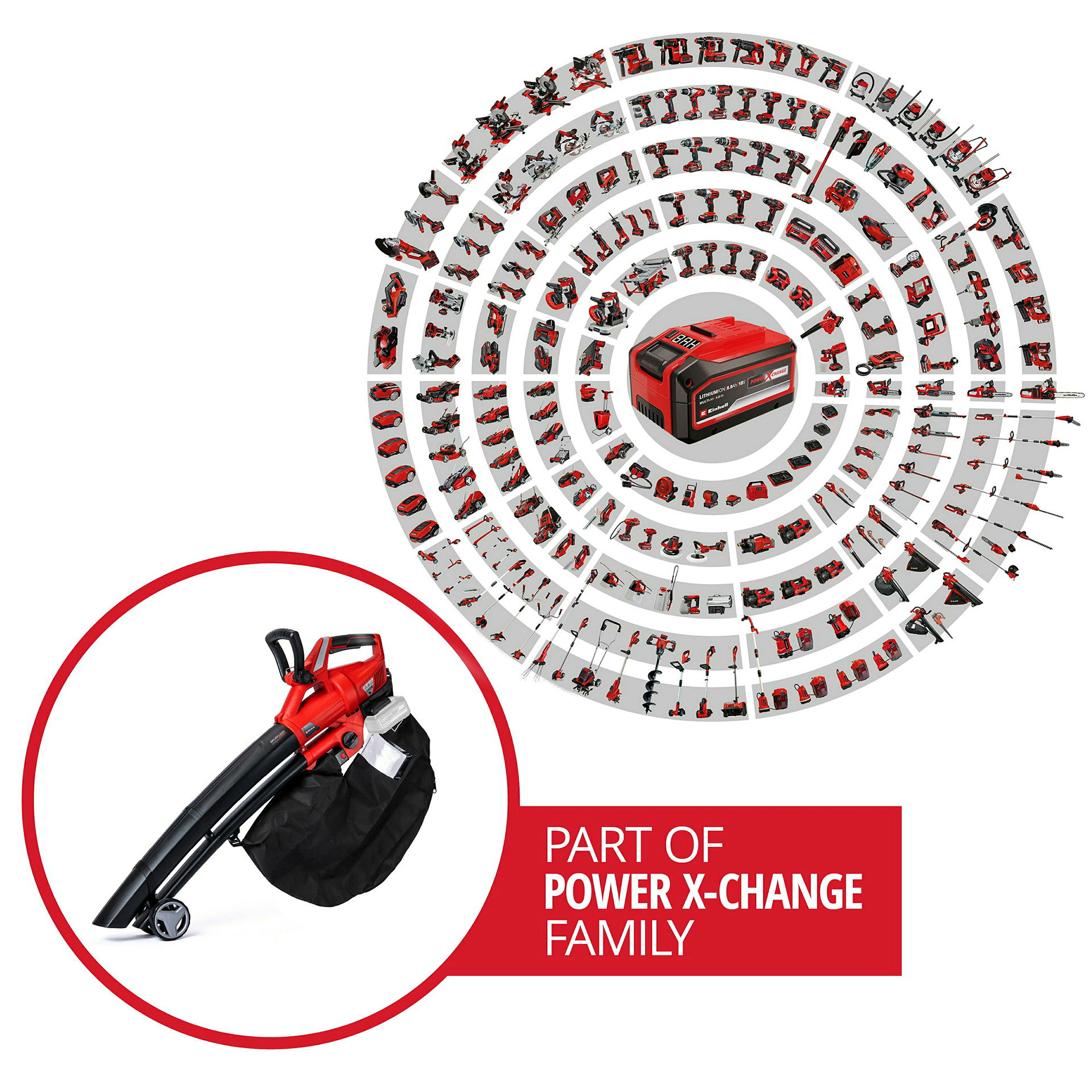Einhell Expert GE-CL 36 Li E-Solo Akku-Laubsauger