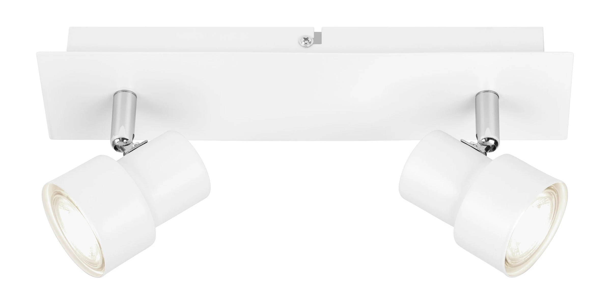 LED Deckenleuchte, weiß, 2xLED/GU10/4,9W