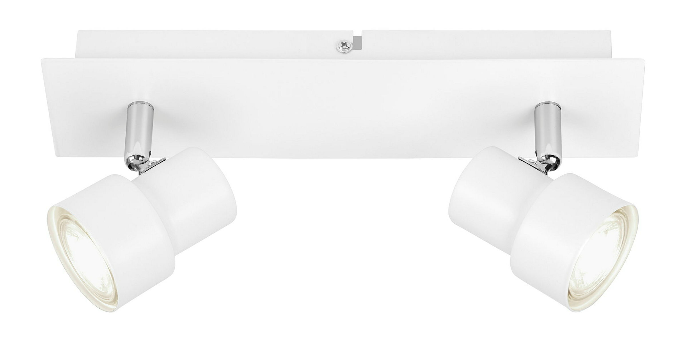 LED Deckenleuchte, weiß, 2xLED/GU10/4,9W