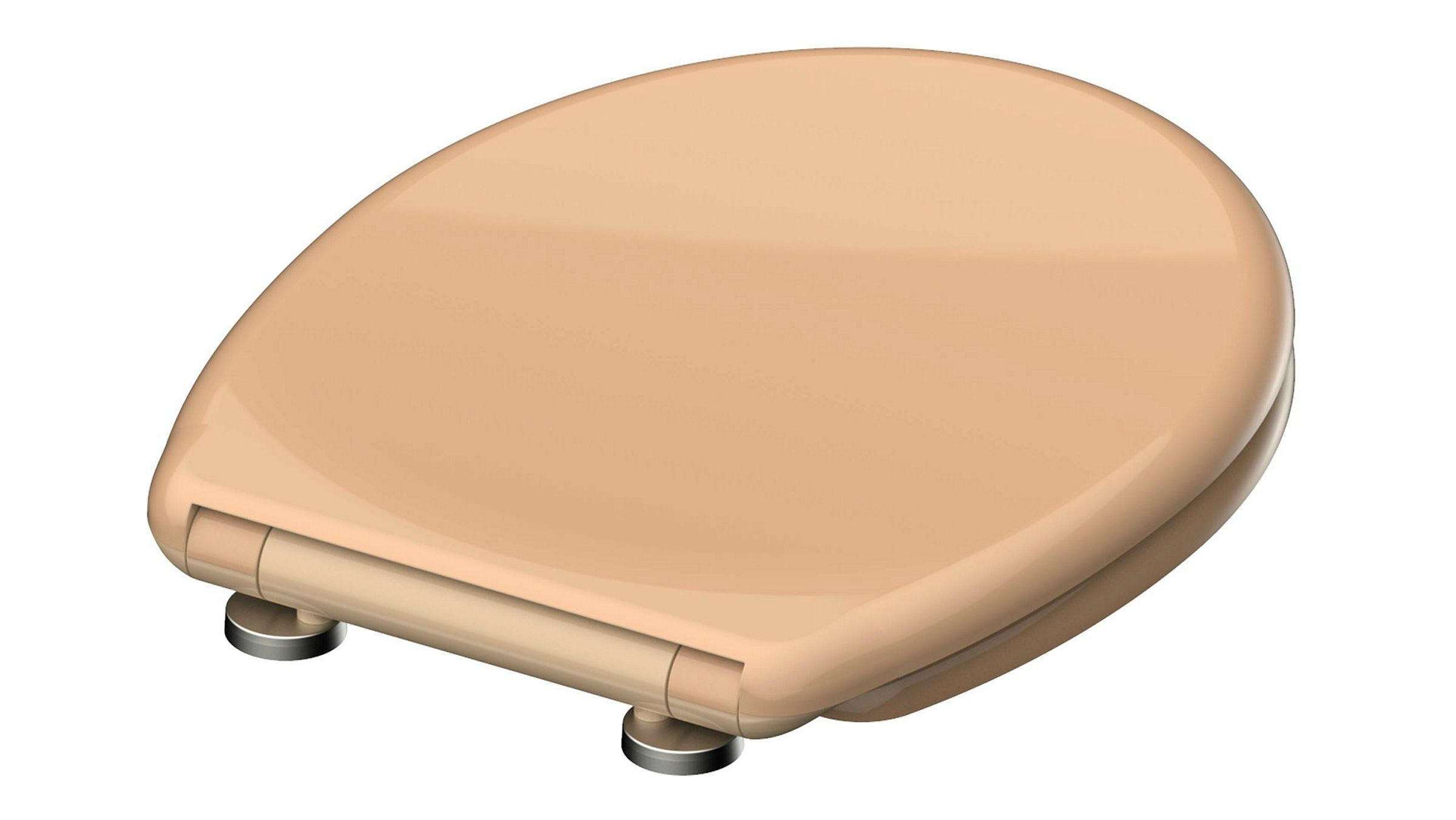 Duroplast WC-Sitz BEIGE, mit Absenkautomatik und Schnellverschluss