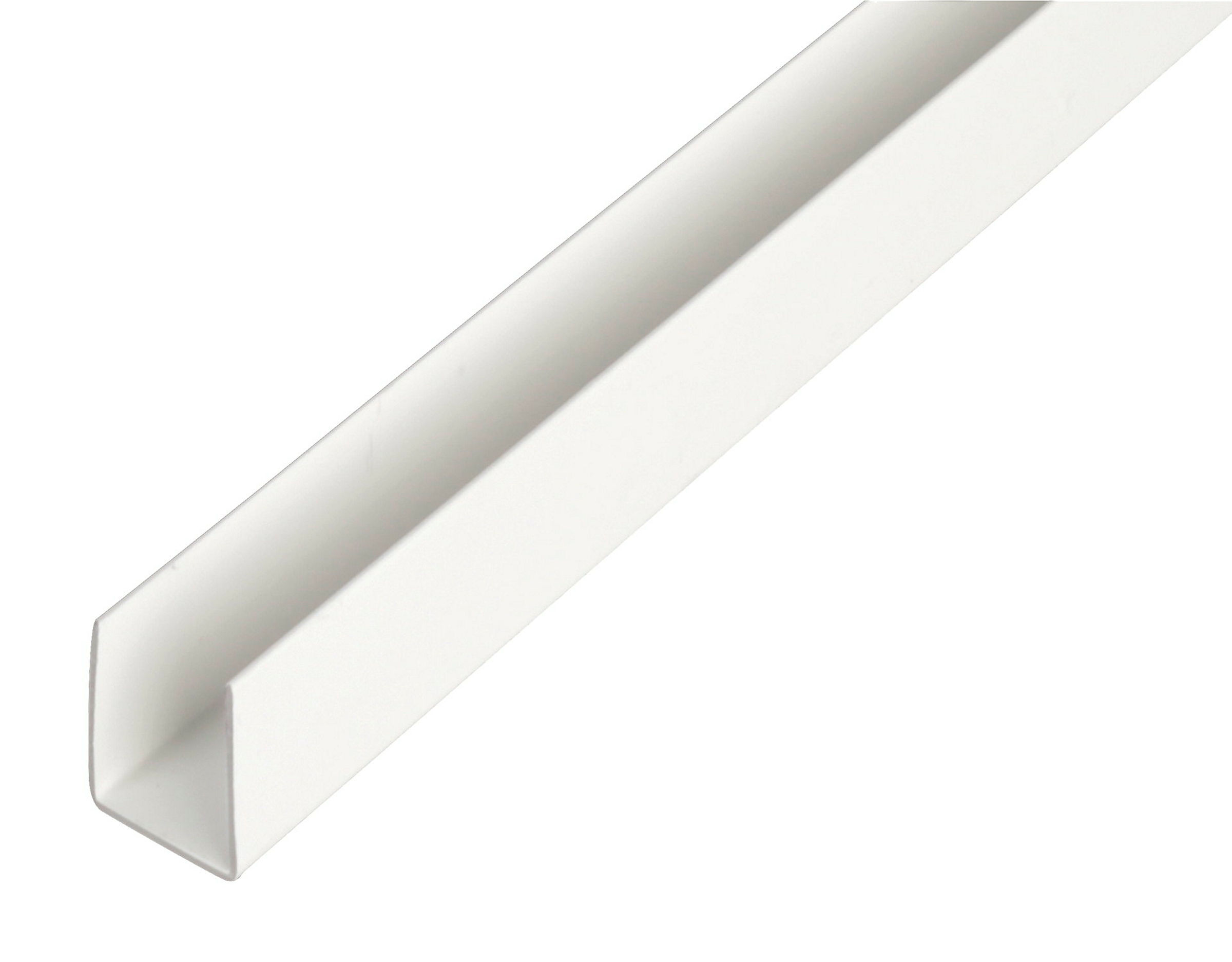 U-Profil 1m10x12 PVC weiß