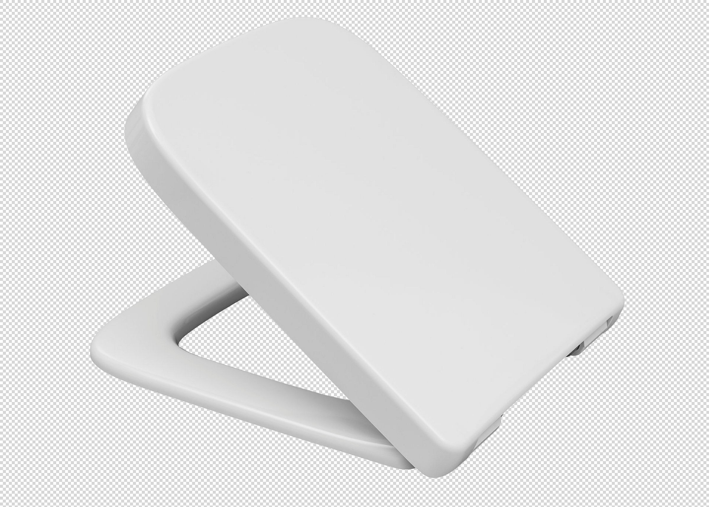 Duroplast WC-Sitz WHITE, E-Form, PRO 4, mit Absenkautomatik und Schnellvers