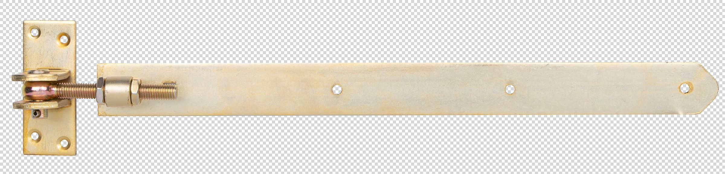 Ladenband gerade Abschluss abgerundet 463x40/M12 verstellbar verzinkt