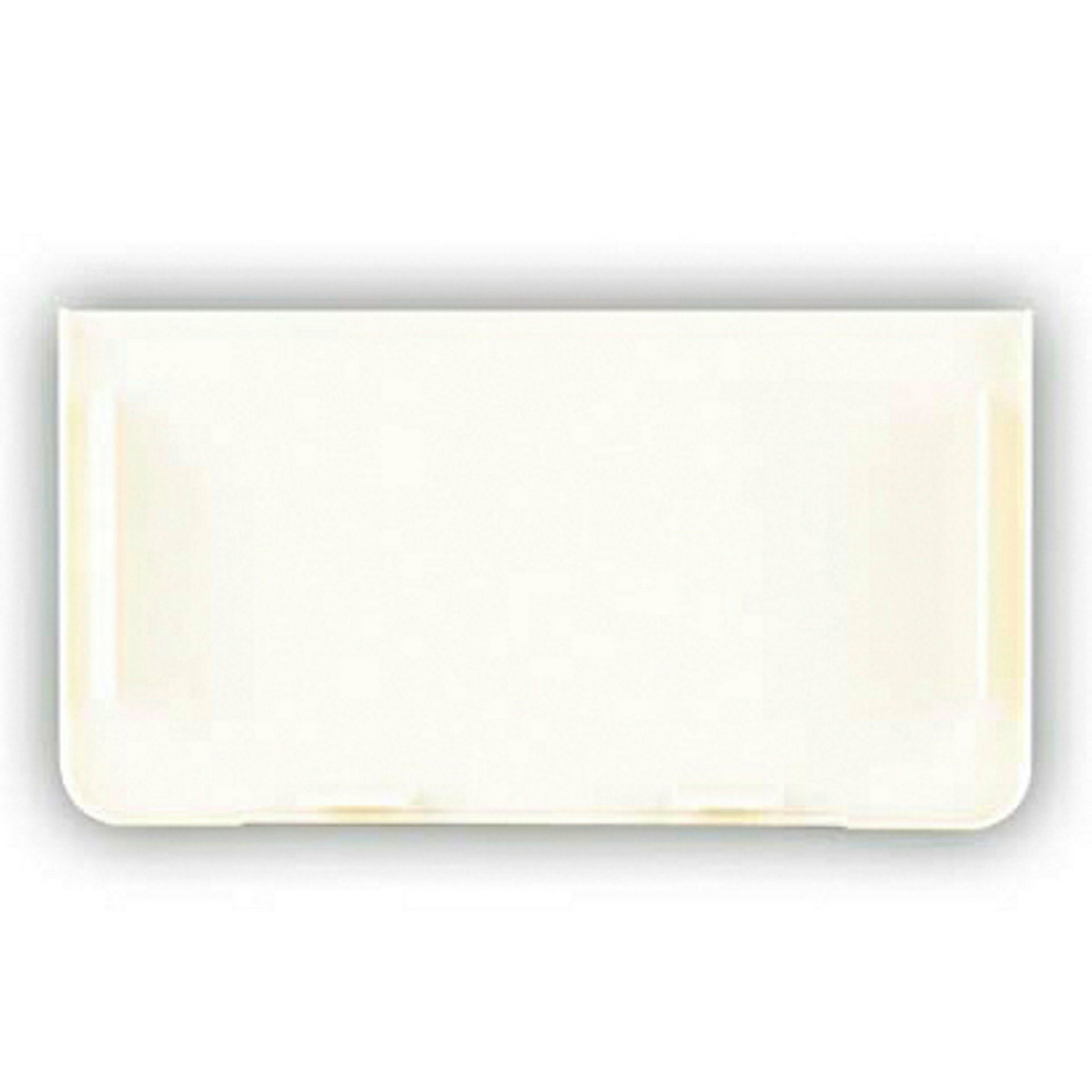 Kunststoff-Endstück für Brüstungskanal 70 x 130 mm, weiss