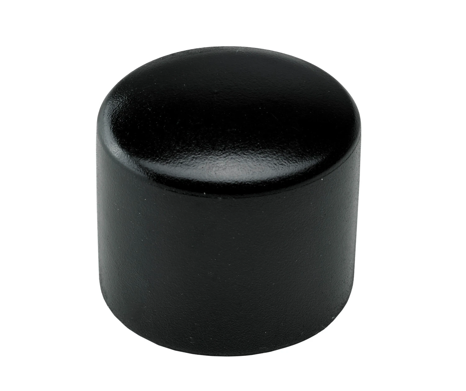 Fußkappe D25mm, schwarz 4 Stück