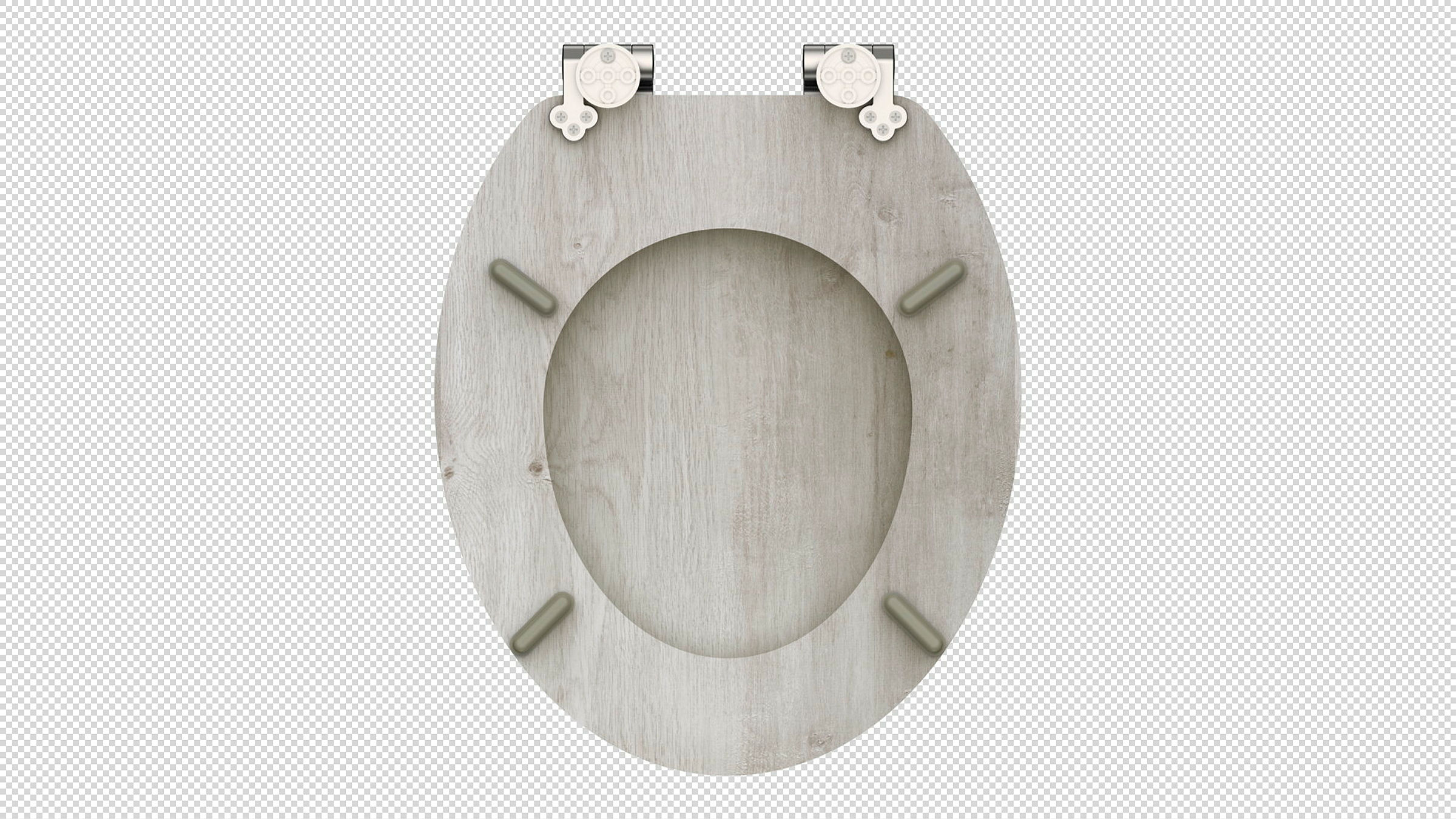 MDF WC-Sitz LIGHT WOOD, mit Absenkautomatik