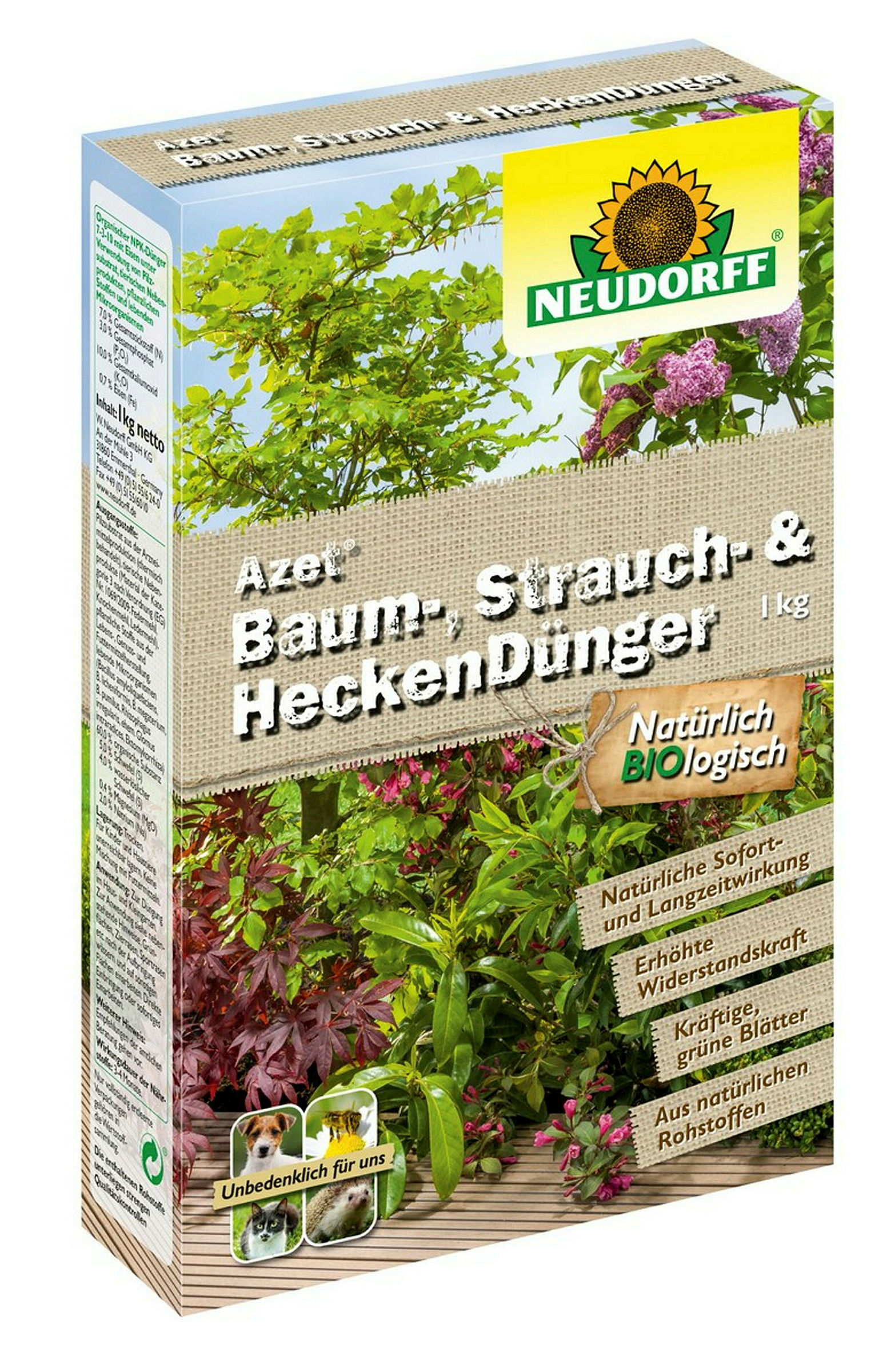 Neudorff Azet Baum-, Strauch-und HeckenDünger, 1 kg