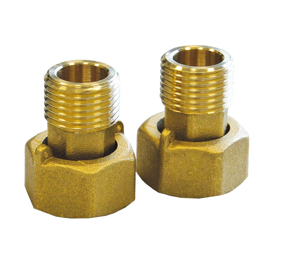 Wasserzähler-Verschraubung, 3/4''IG x 1/2''AG (2x)