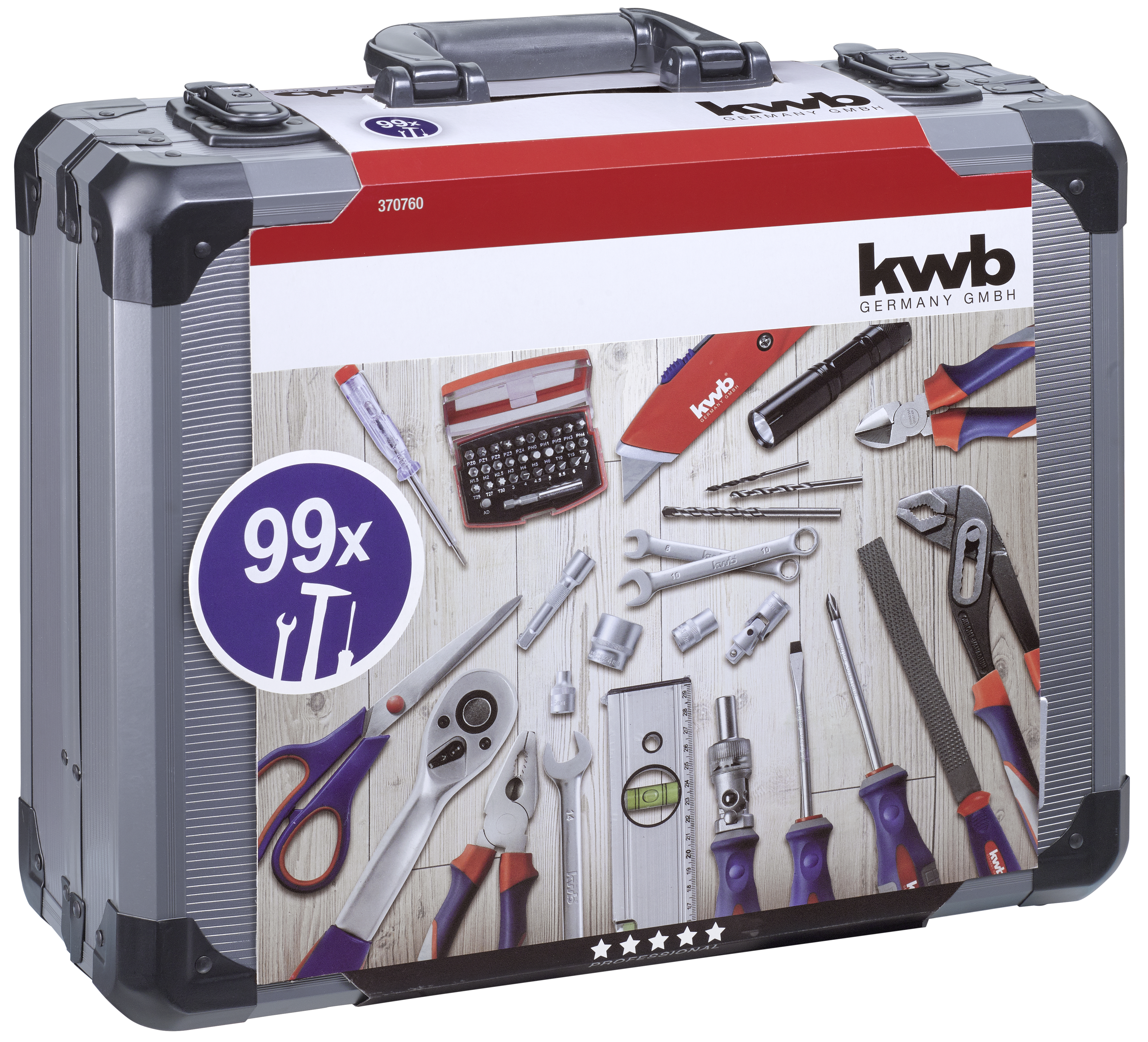 Werkzeugkoffer, 99-tlg.