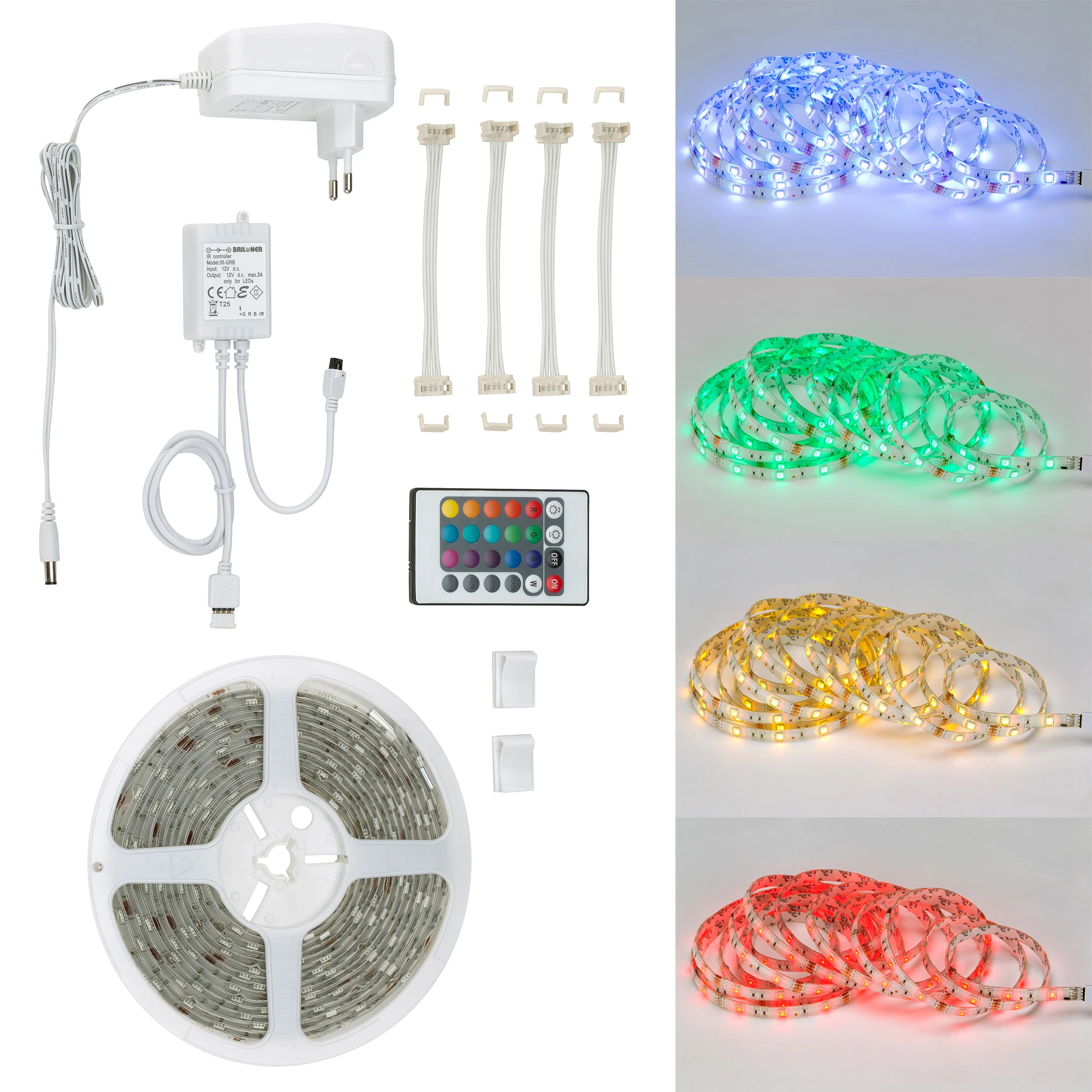RGB-LED Flexband, weiß, 150xRGB-LED/0,12W