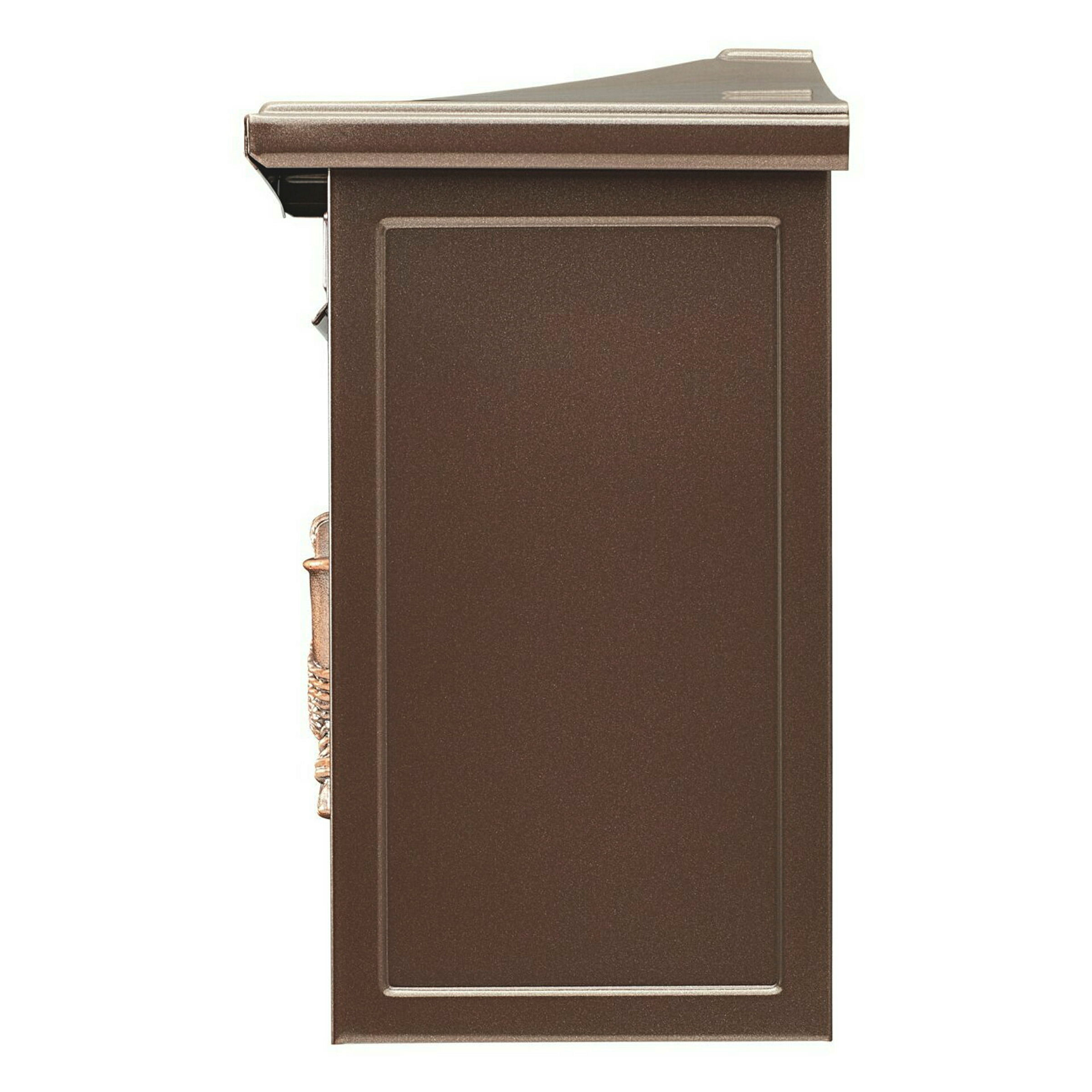 Briefkasten Stahl-lackiert Sylt 1883K kupfer-metallic