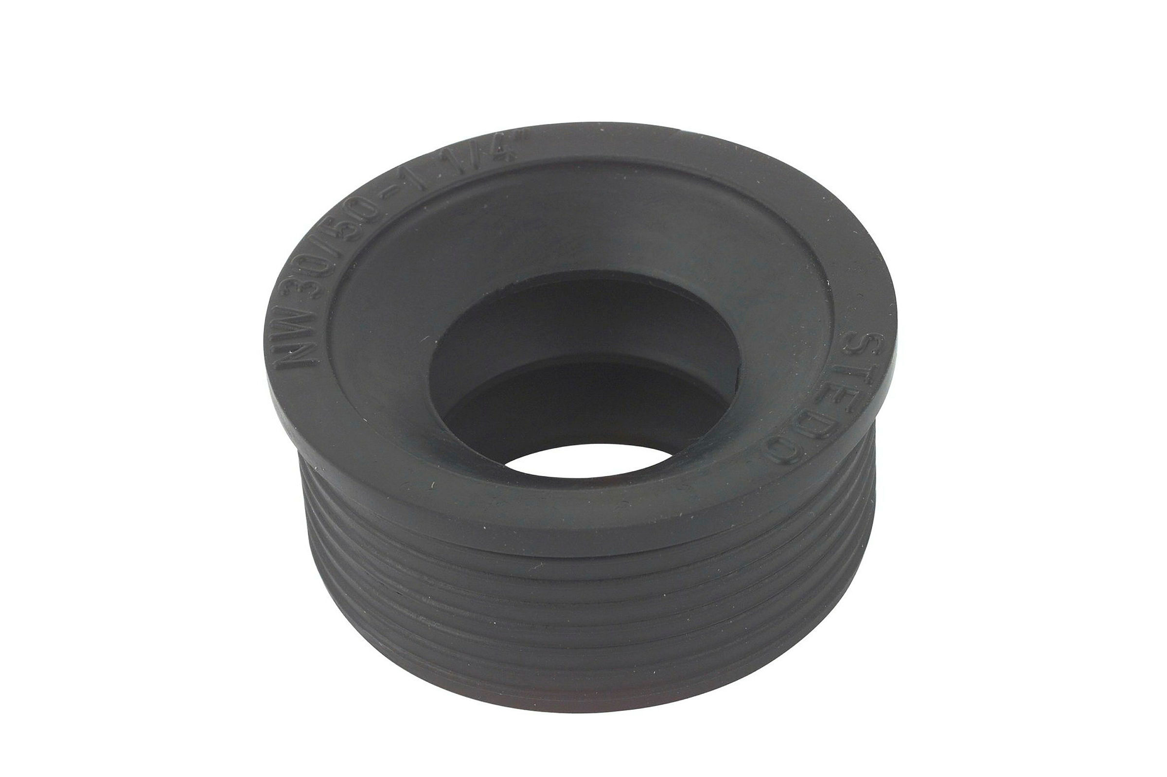 Ablaufverbinder, Gummi, 46 mm x 30 mm, für Siphonabgang in-Rohr