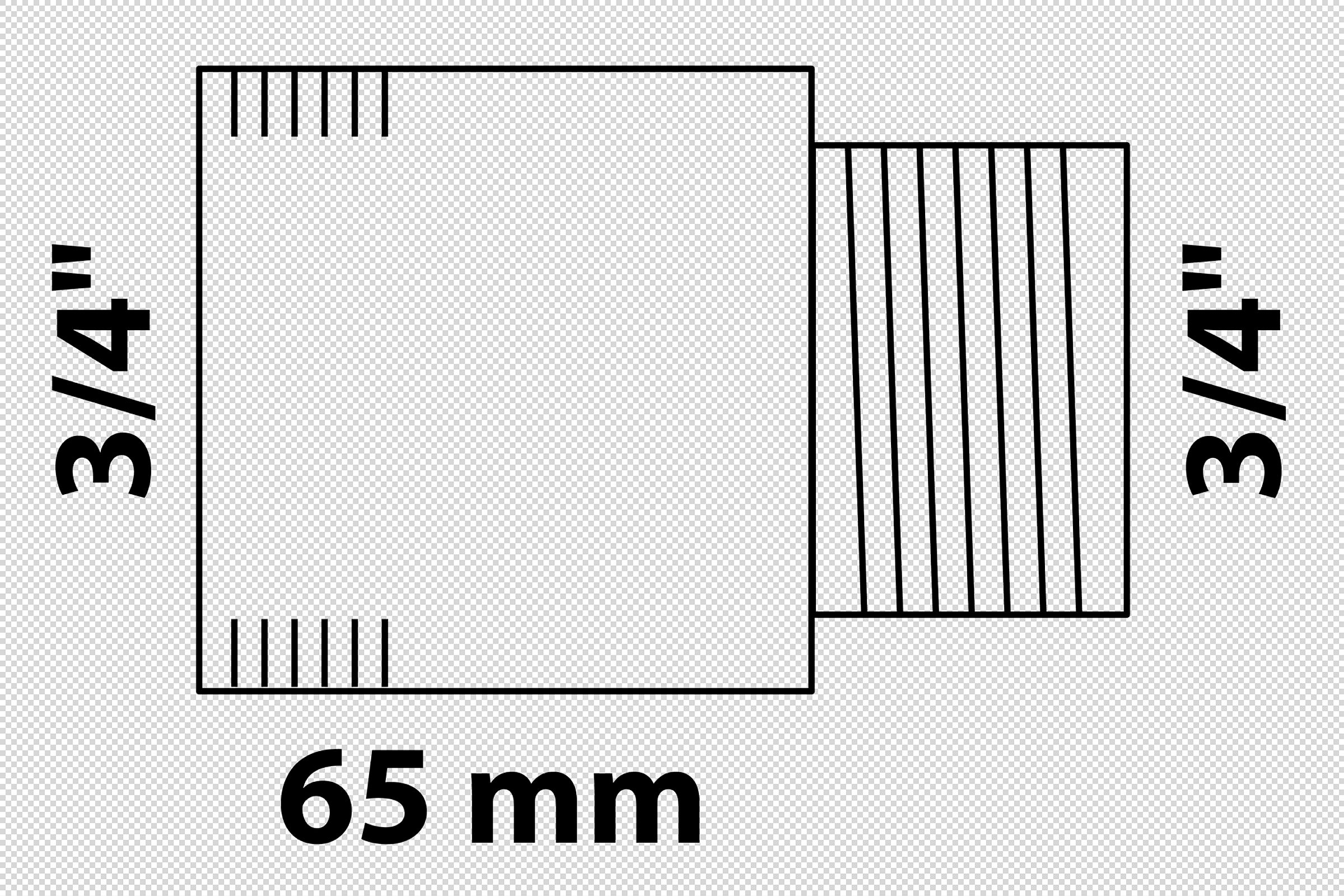 MS Hahnverlängerung, Chrom, 3/4'' x 65 mm