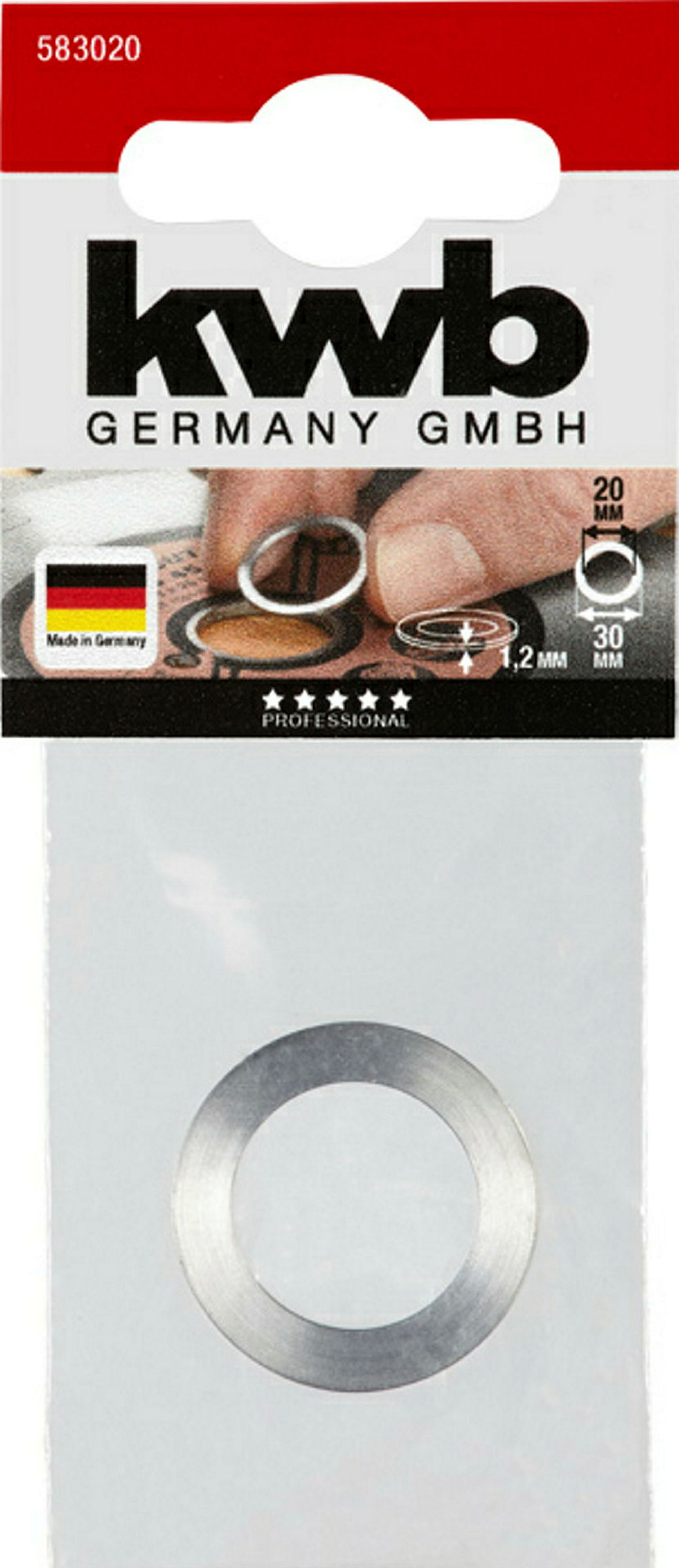 Reduzierringe für Kreissägeblätter, 30/20 mm