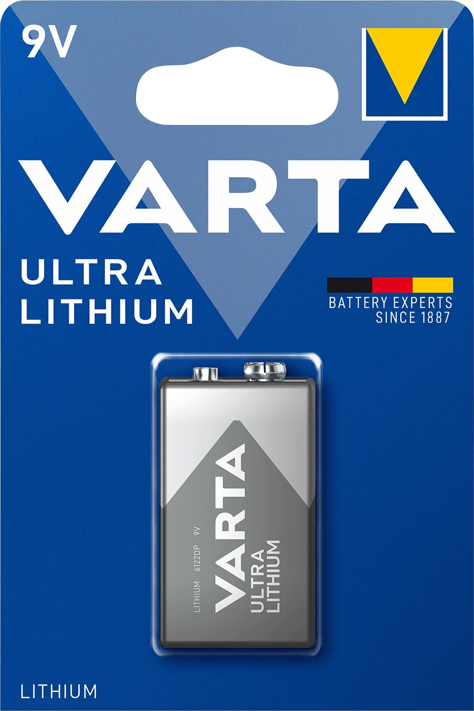VARTA ULTRA LITHIUM 9V Blister 1