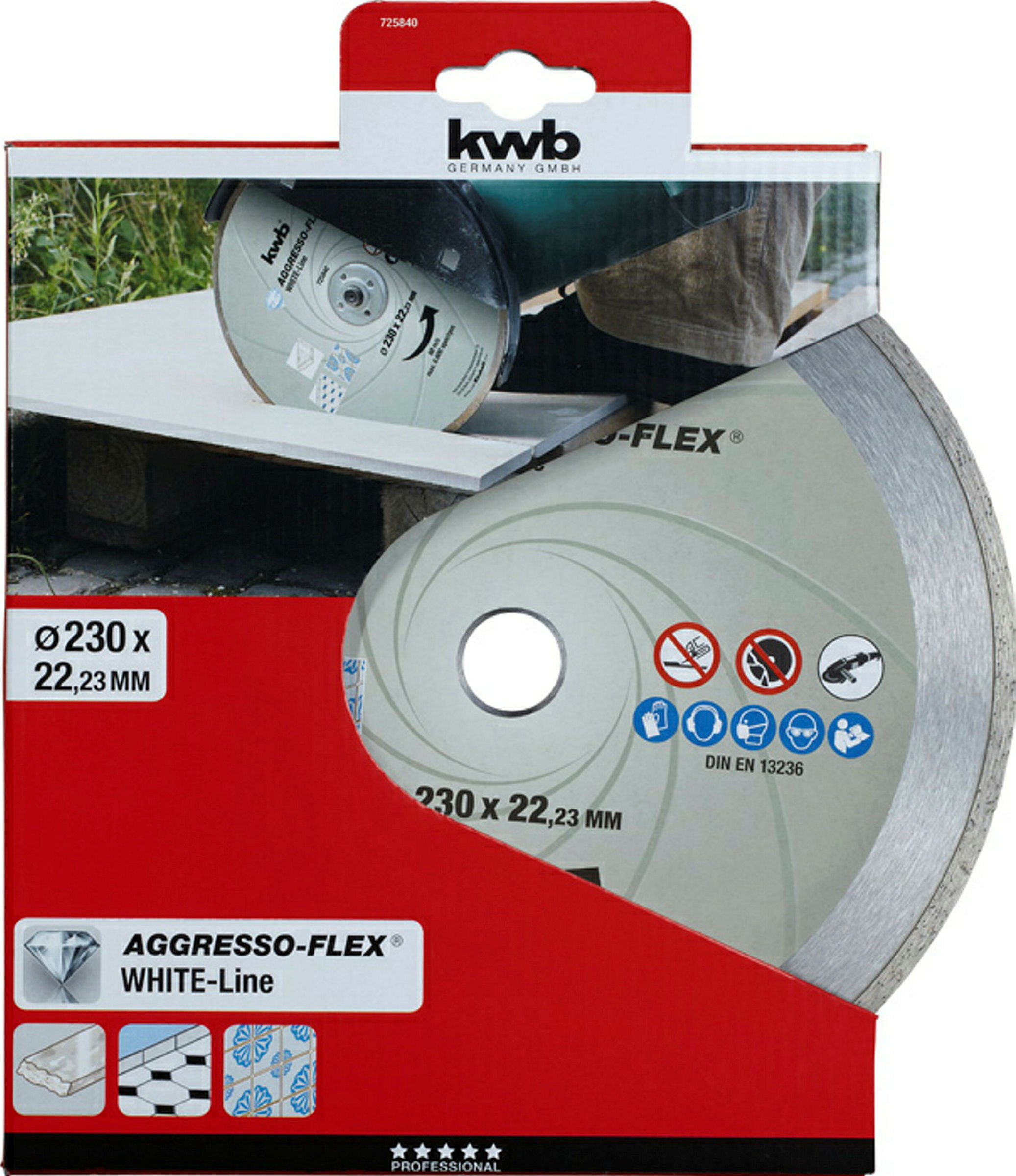 AGGRESSO-FLEX® White-Line DIAMANT Trennscheiben, ø 230 mm