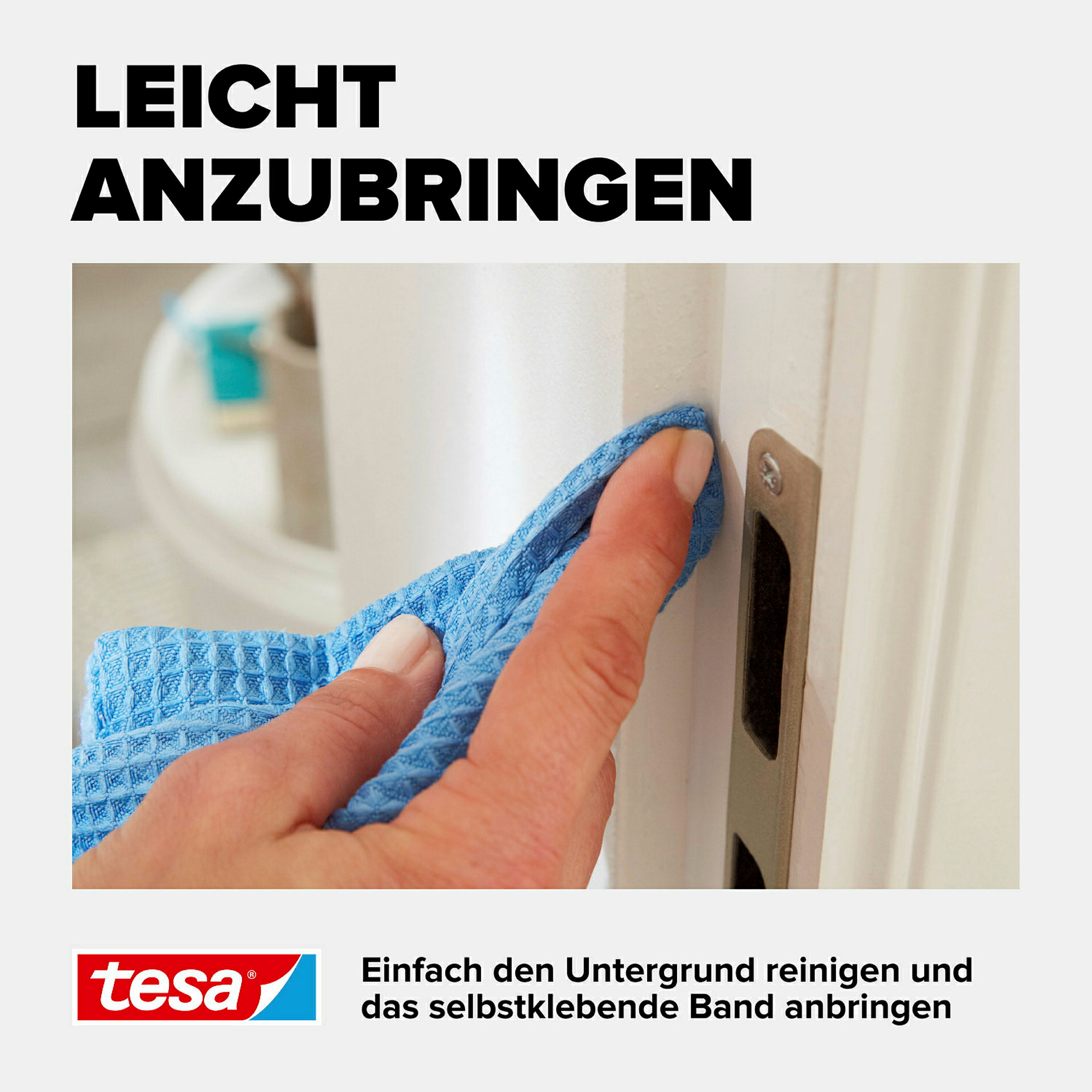 tesamoll® E-Profil weiß, für Spalten von 1-3,5mm
