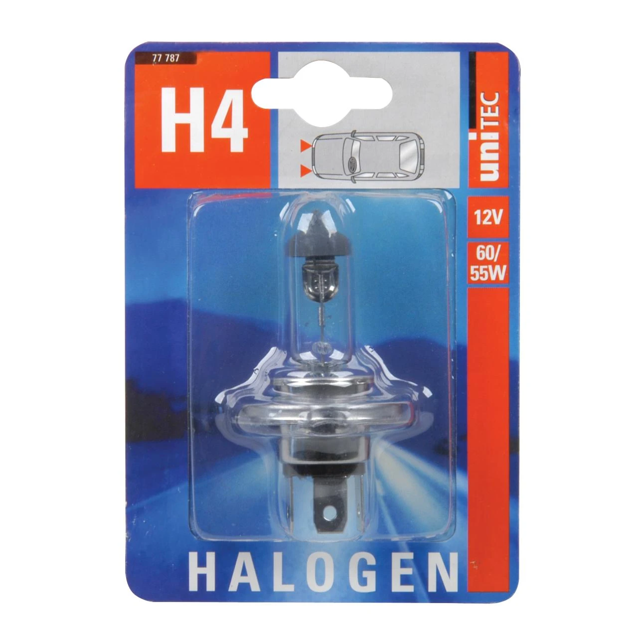 H4 Halogen 12V 60/55W P43T