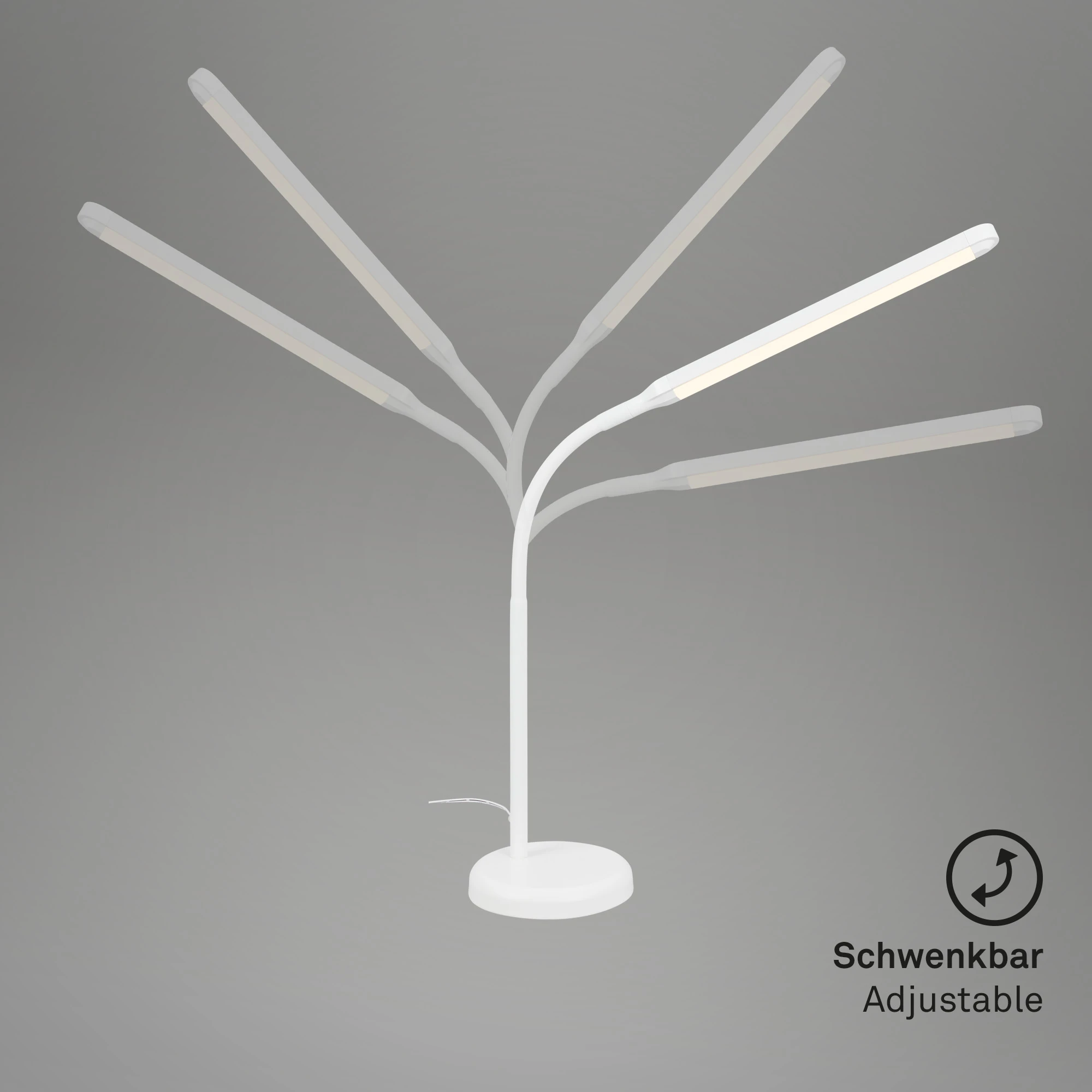 LED Tischleuchte, weiß, 1xLED-Platine/6W