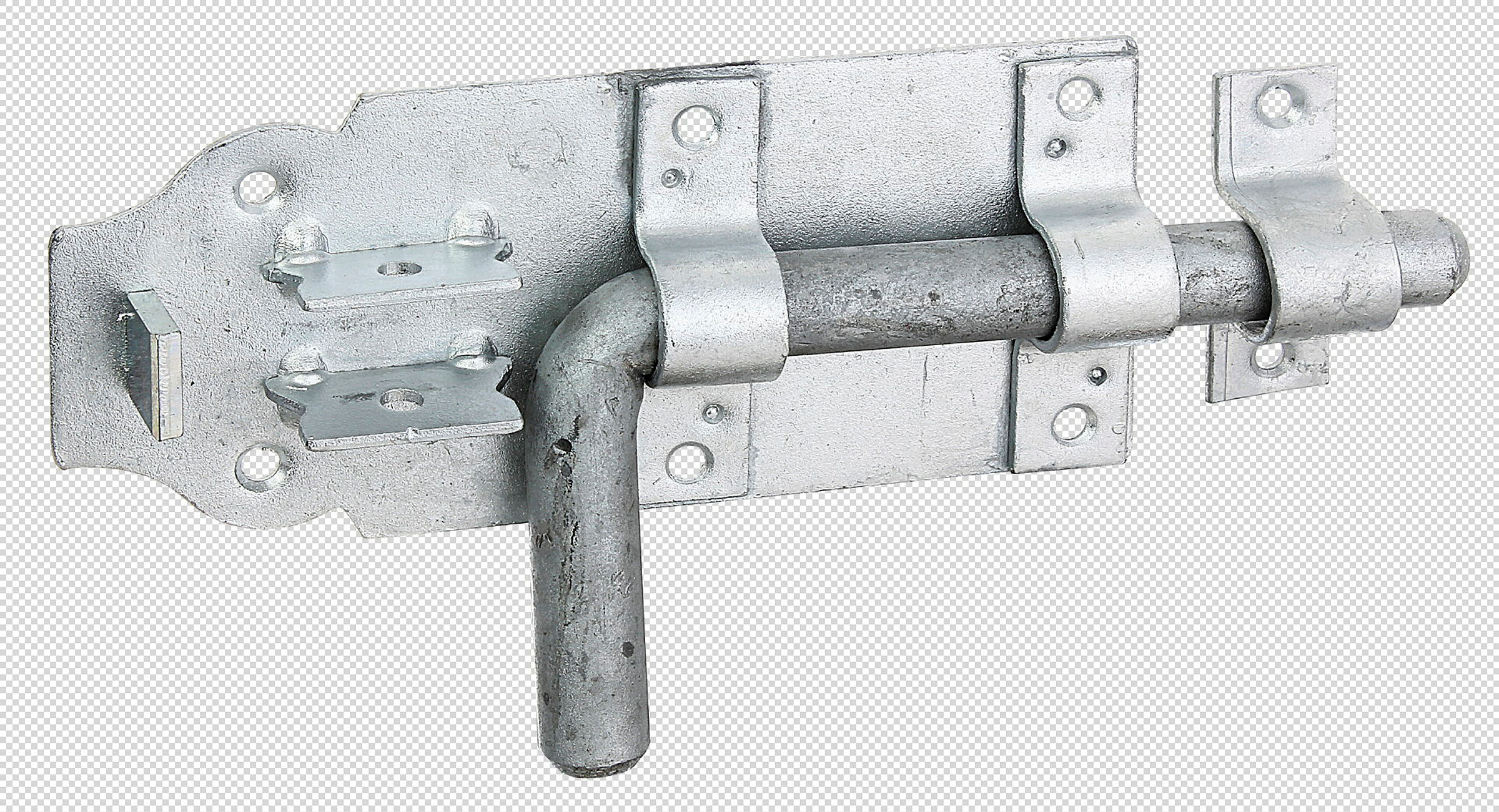Bolzenriegel mit rundem Griff 160x210Ø16 feuerverzinkt