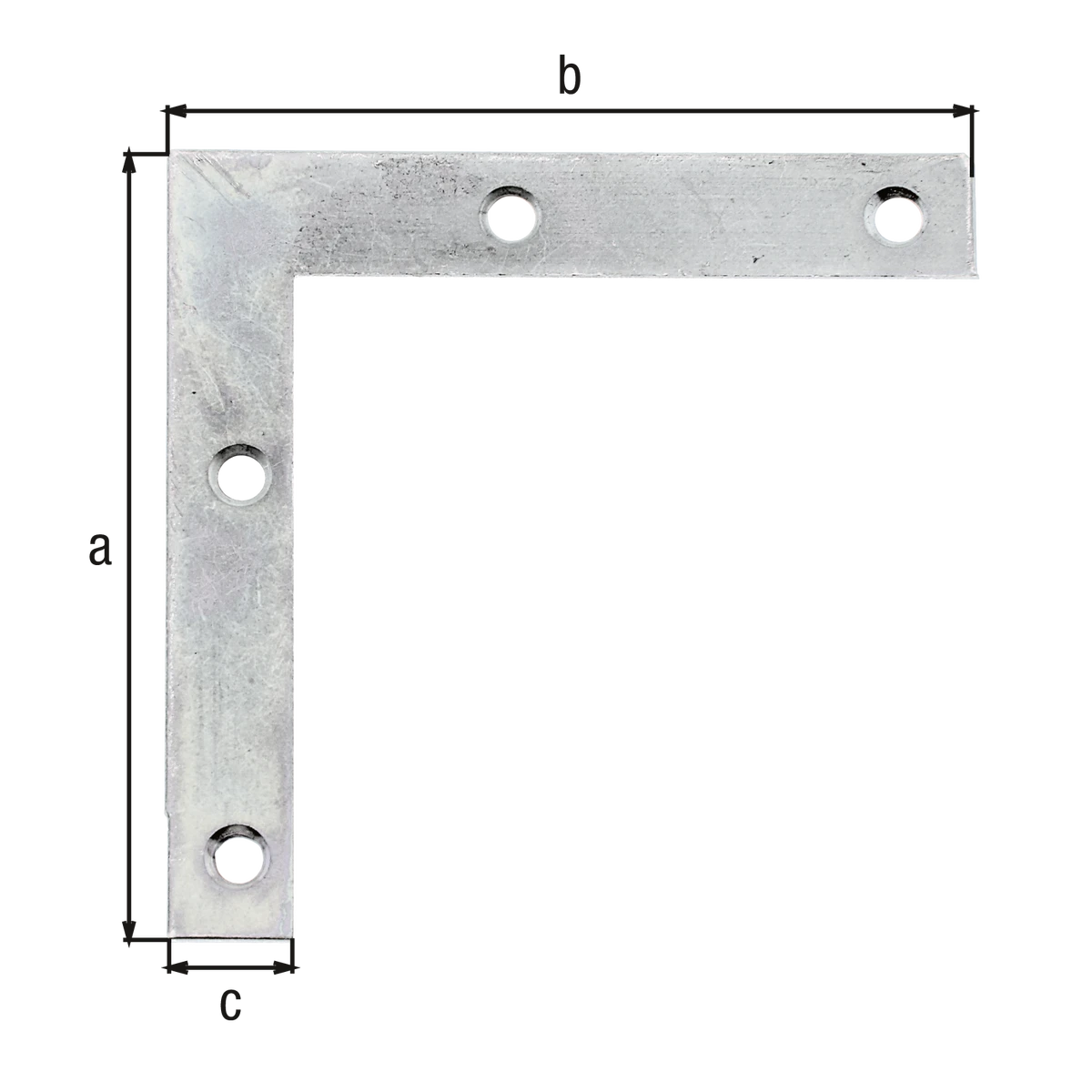 Möbelwinkel 75x75x12 sendzimirverzinkt