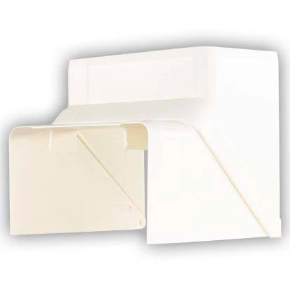 Kunststoff-Inneneck für Brüstungskanal 70 x 130 mm, weiss